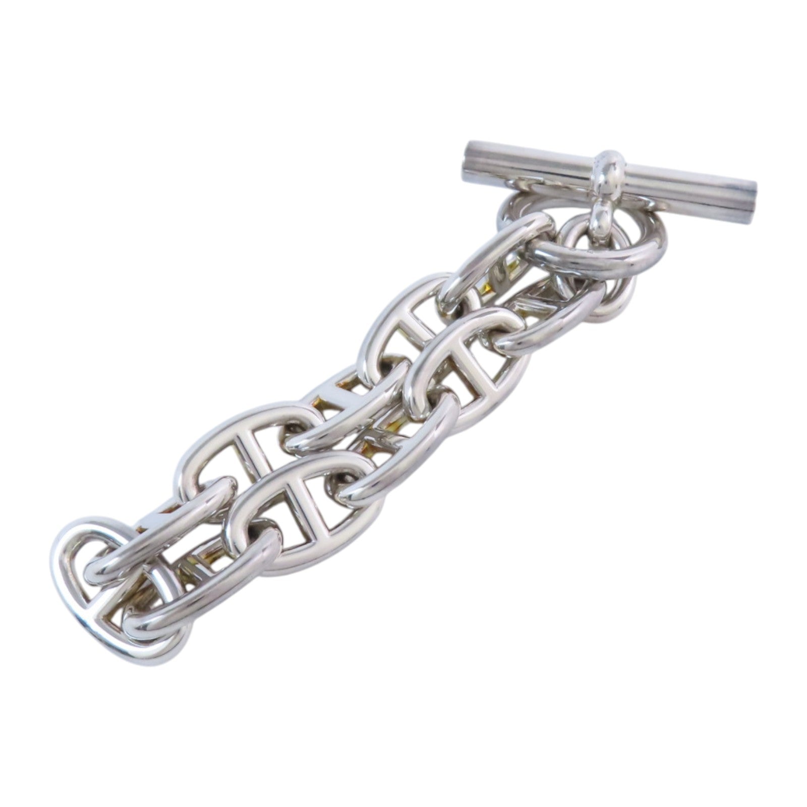 HERMES 925純銀Chaine D'ancre Bracelet銀扣手鏈