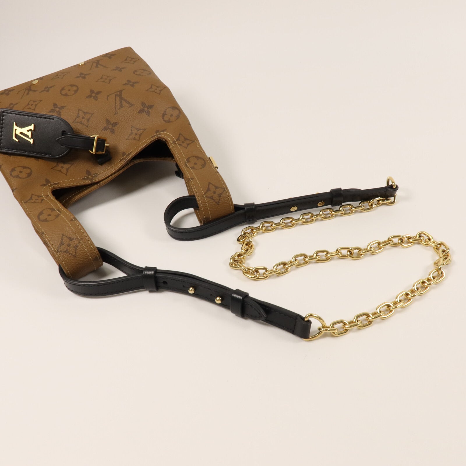 LOUIS VUITTON Monogram Reverse Atlantis BB手挽肩背兩用袋