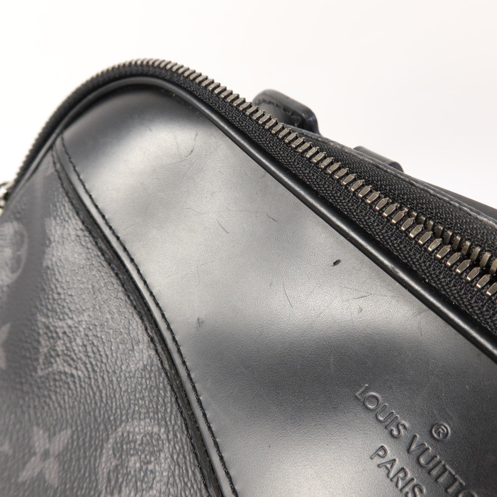 LOUIS VUITTON Monogram Eclipse Bum Bag銀扣手挽肩背兩用袋