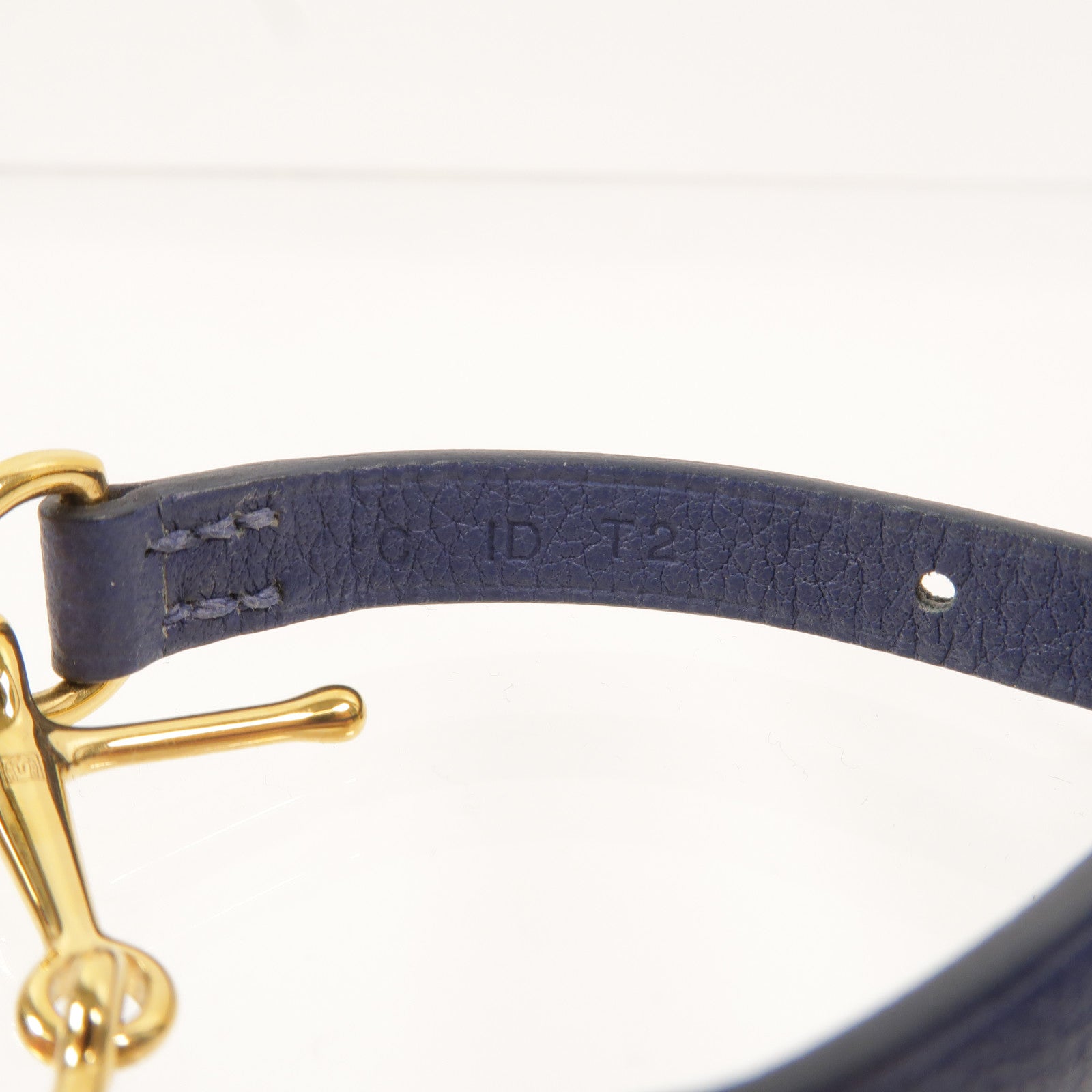 HERMES 羊皮皮革Mors Bracelet手鏈