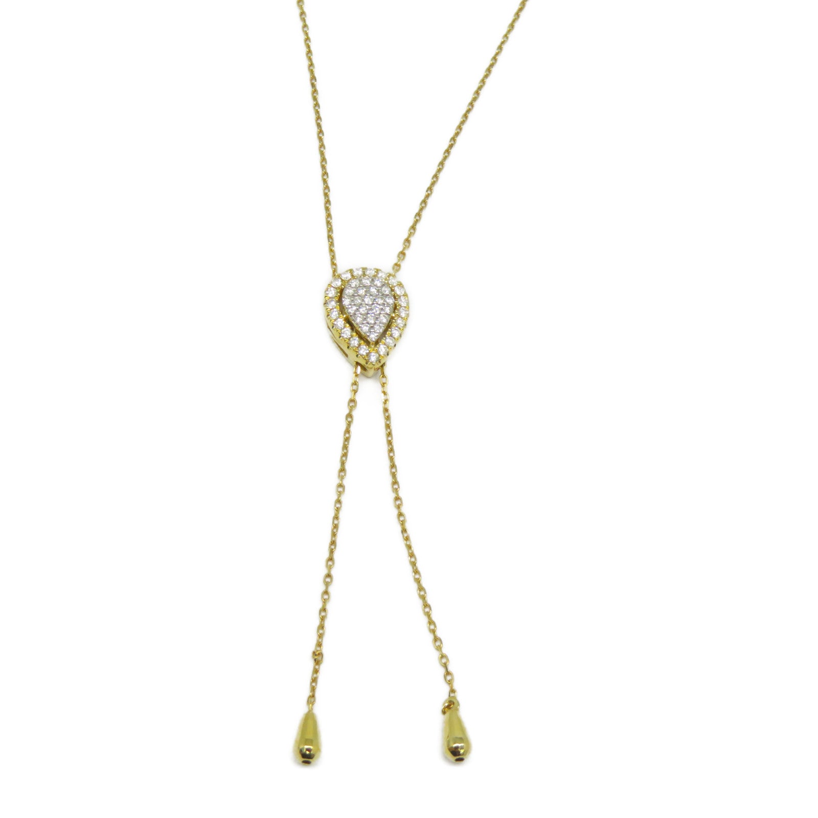 JEWELRY 【激減優惠】18K玫瑰金Diamond Necklace 0.274ct鑽石項鍊金色/銀色