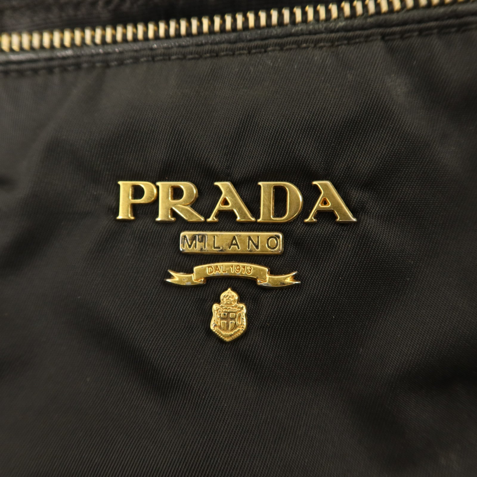 PRADA 尼龍2 Way Shoulder金扣手挽肩背兩用袋