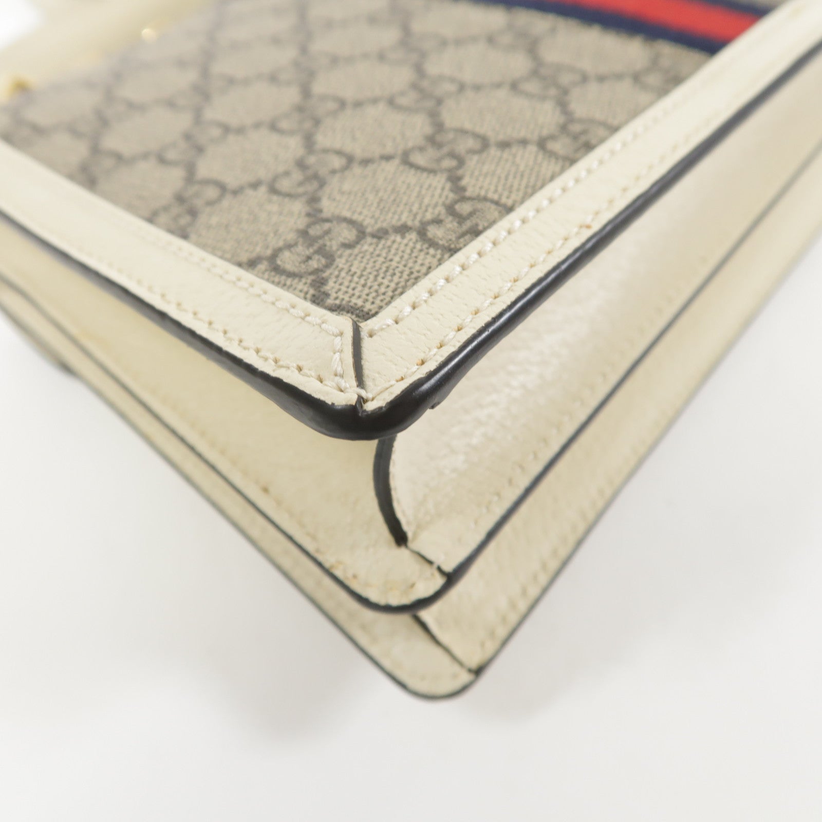 GUCCI 【激減優惠】塗層帆布2 Way Shoulder金扣手挽肩背兩用袋