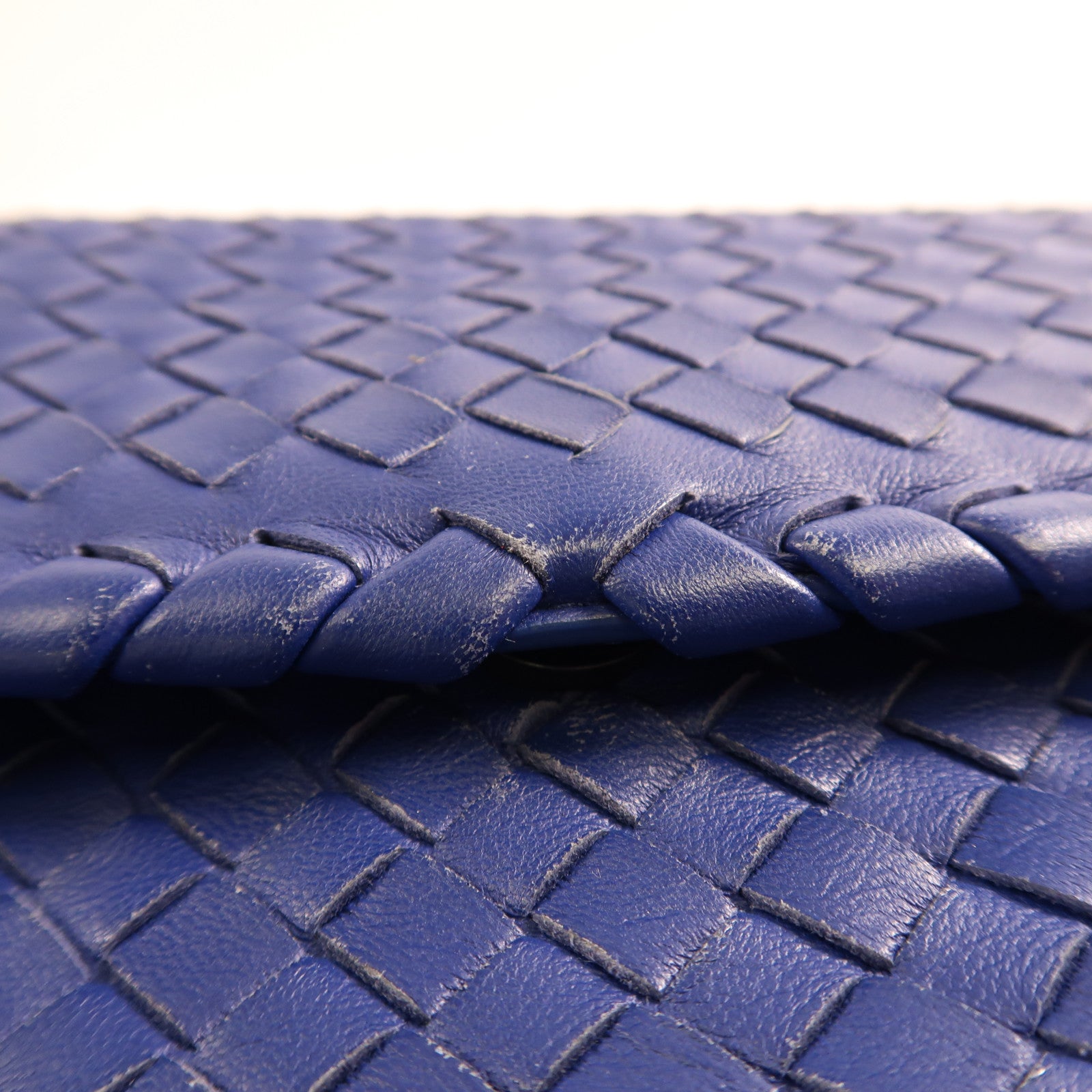 BOTTEGA VENETA 【激減優惠】織紋皮革Chain Shoulder金扣鏈帶肩背袋