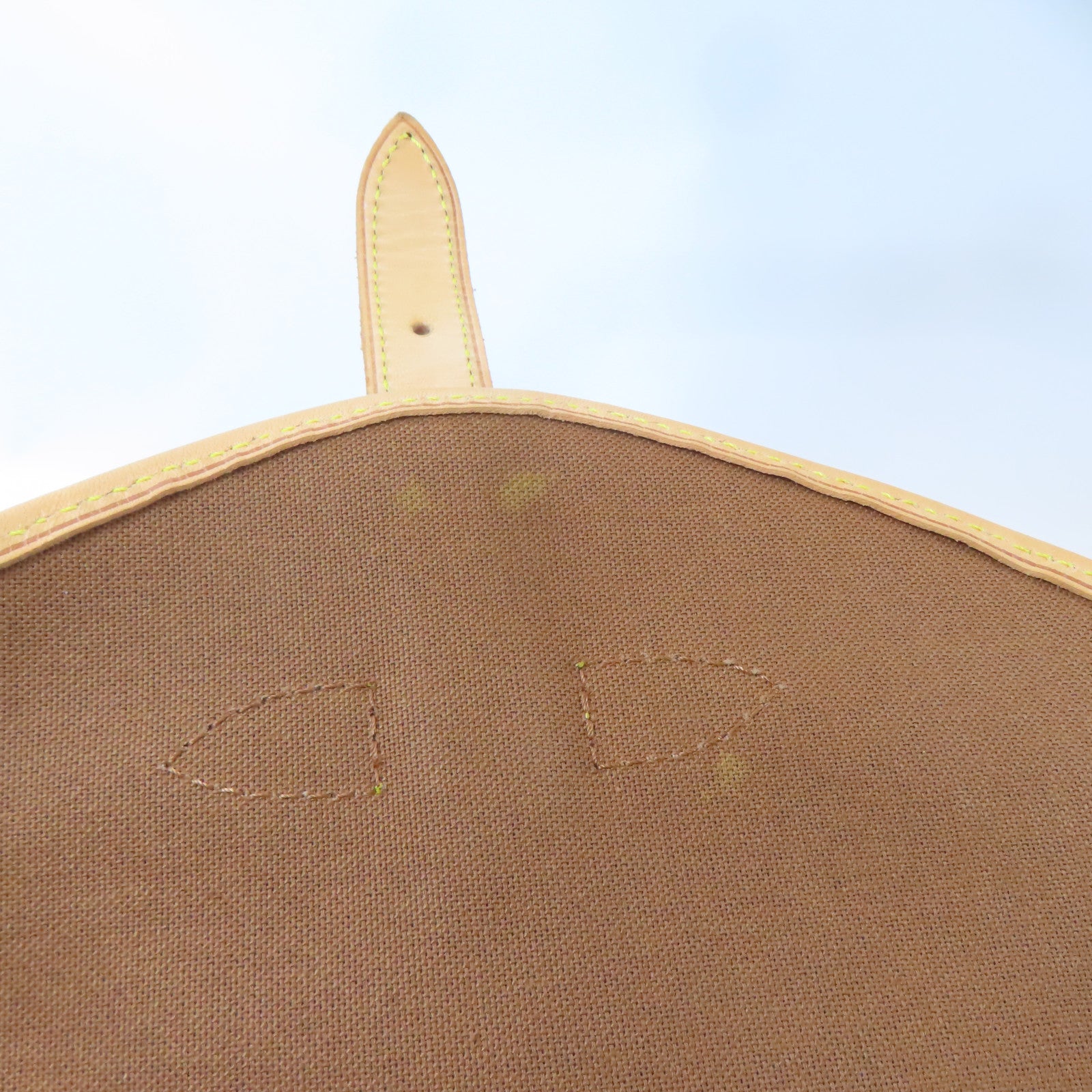 LOUIS VUITTON Monogram Saumur 30金扣肩背袋棕色