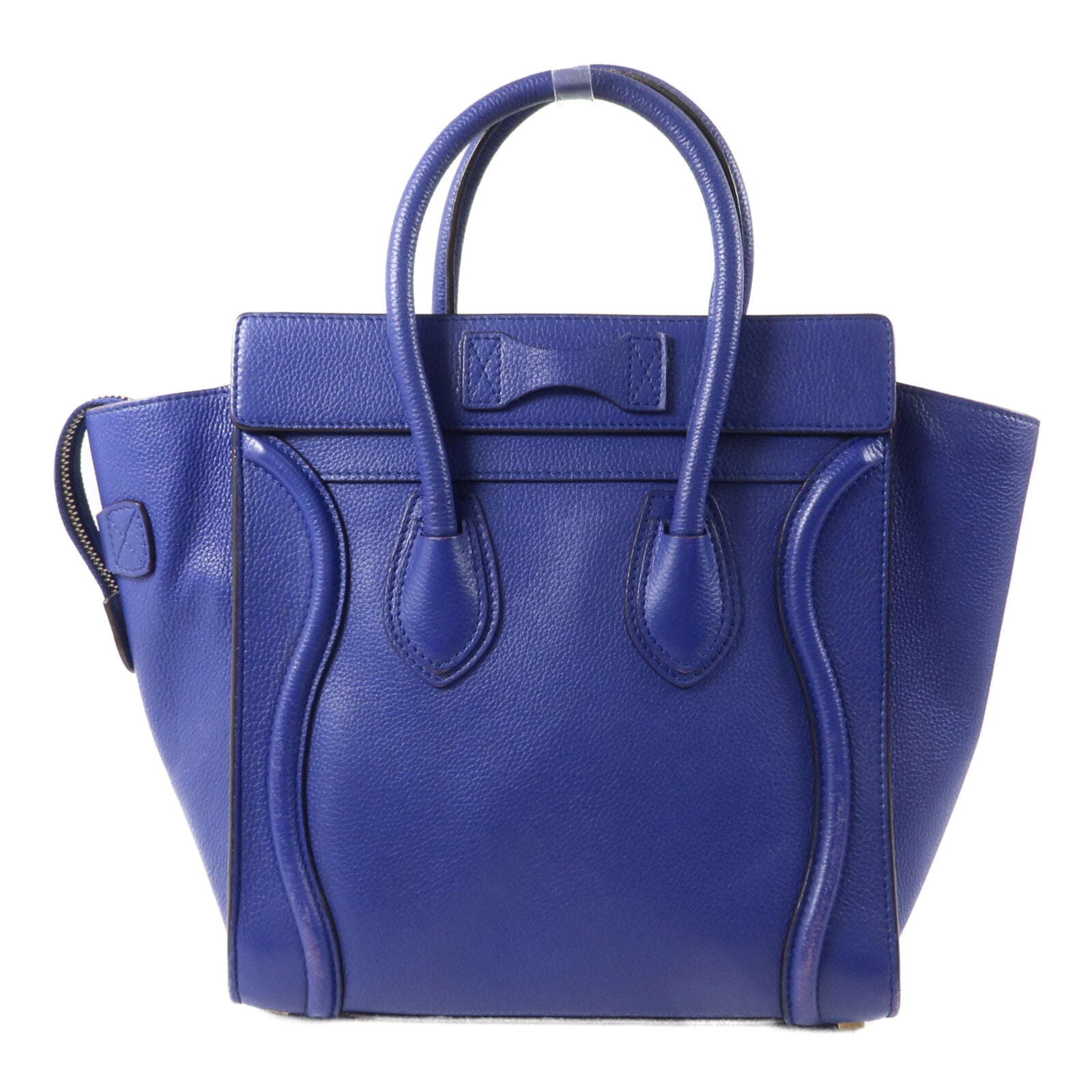 CELINE 牛皮皮革Micro Luggage手挽袋