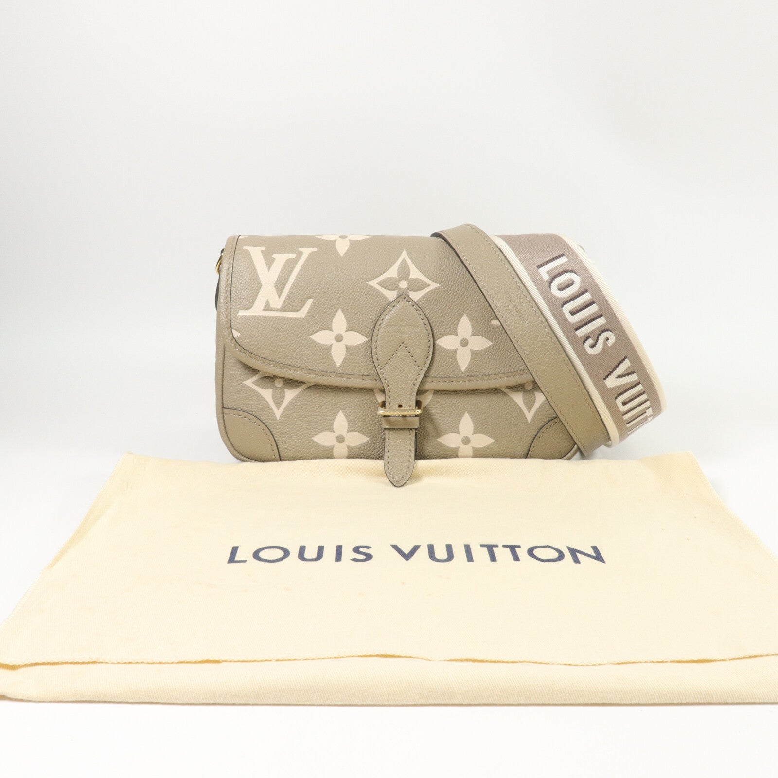 LOUIS VUITTON Monogram Empreinte Diane手挽肩背兩用袋