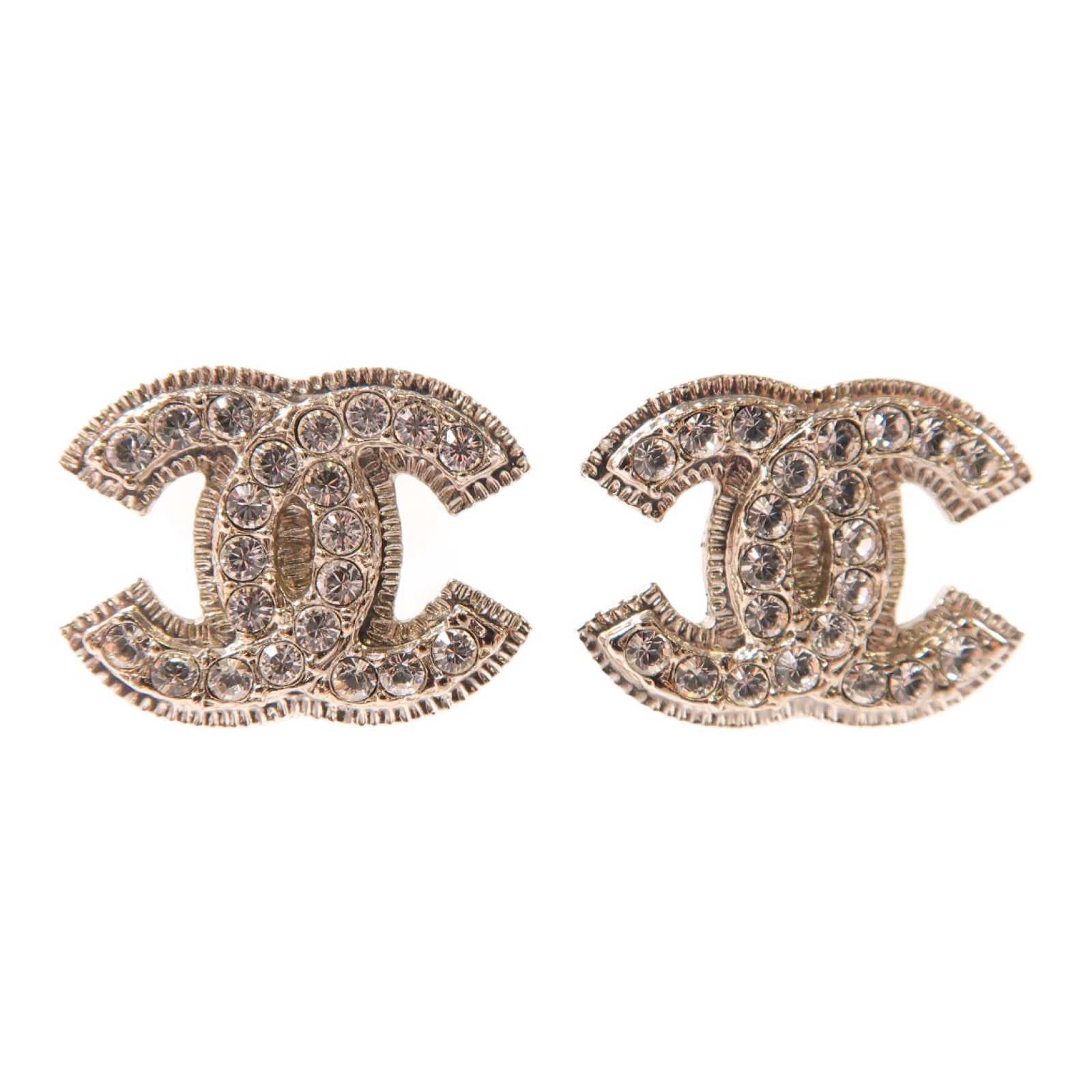 CHANEL 金屬Earring耳環銀色