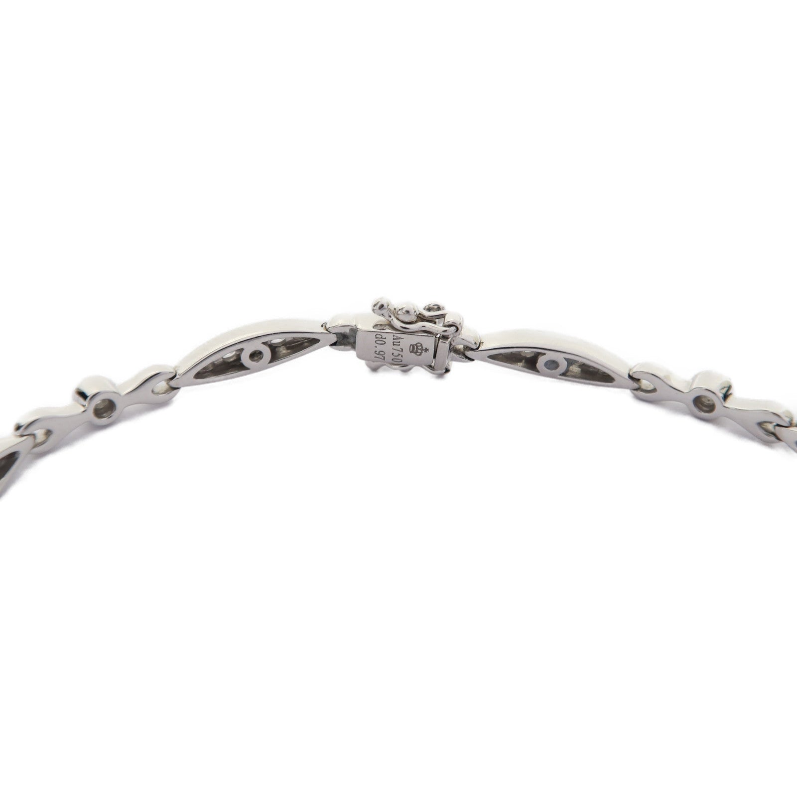 JEWELRY 【激減優惠】18K白金Diamond 10.2g 0.97ct鑽石手鏈
