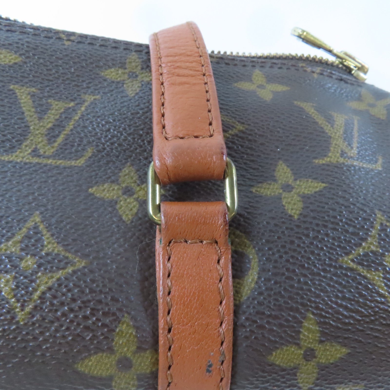 LOUIS VUITTON 【激減優惠】Monogram Papillon 30金扣手挽袋啡色