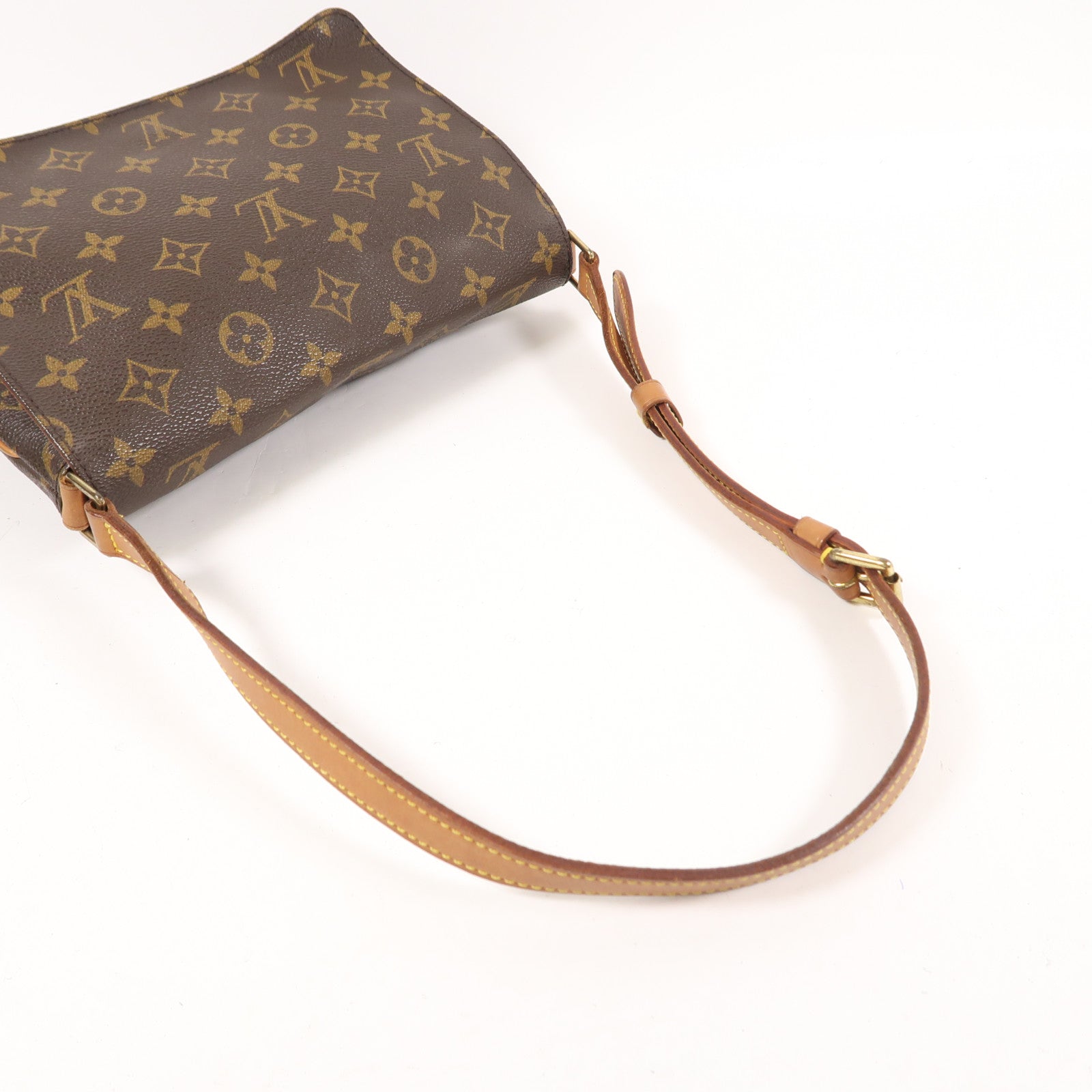 LOUIS VUITTON Monogram Musette Tango Long Shoulder金扣肩背袋
