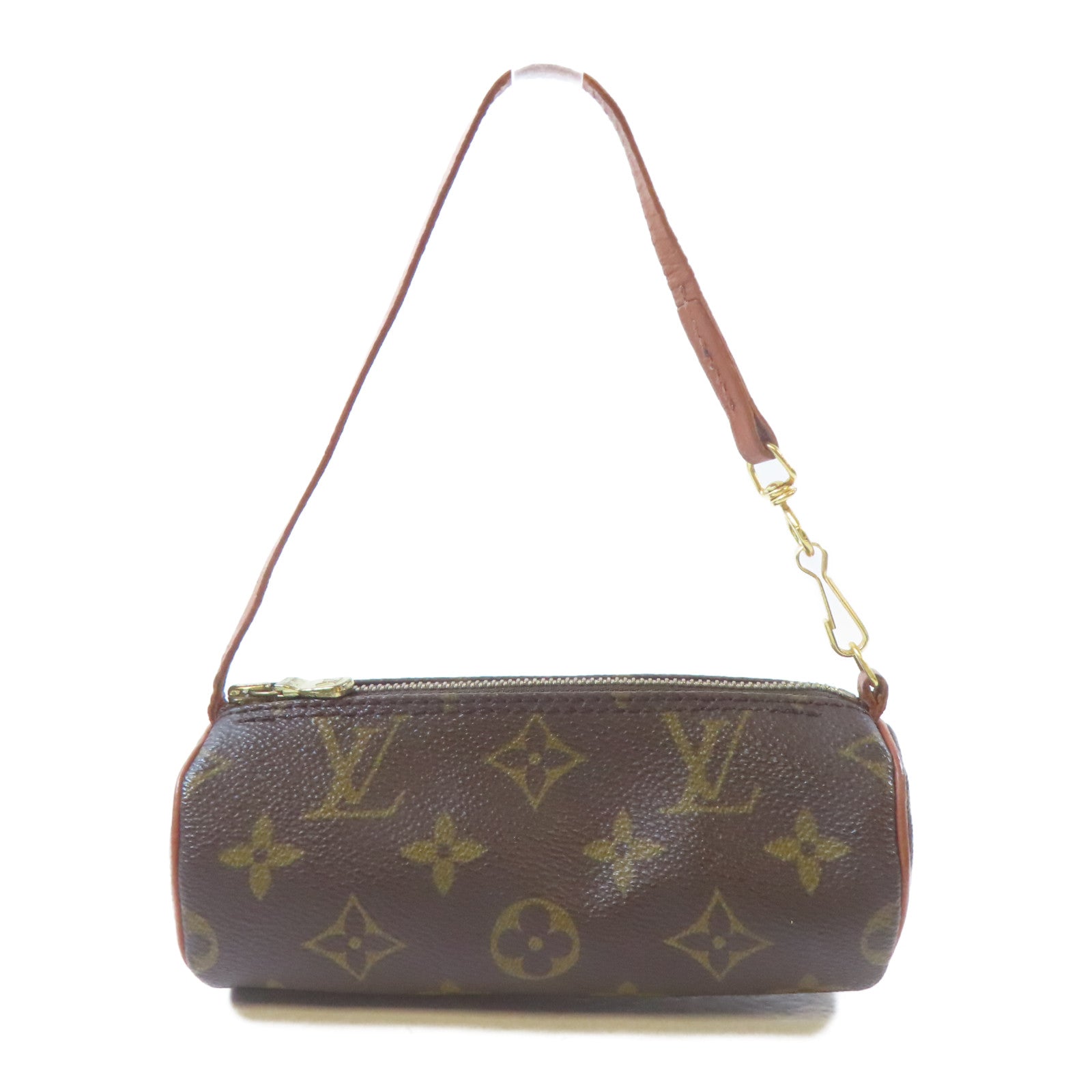 LOUIS VUITTON 【激減優惠】Monogram Papillon 30金扣手挽袋啡色