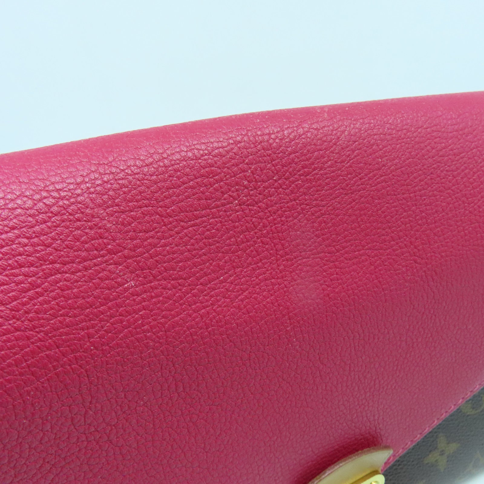 LOUIS VUITTON 【激減優惠】Monogram Pallas Chain 2Way Shoulder Bag金扣手挽肩背兩用袋啡色／紅色