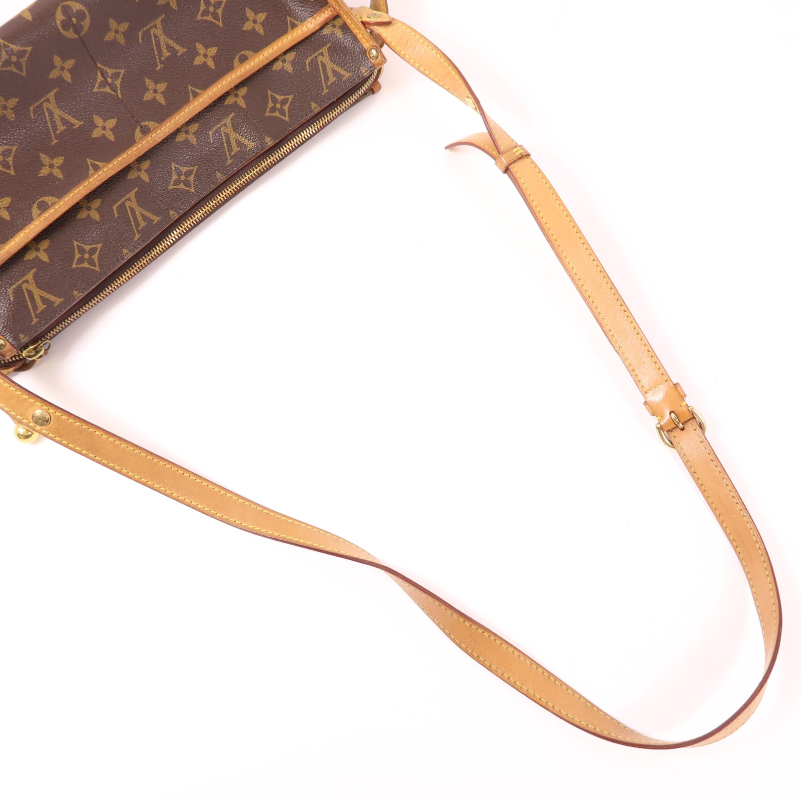 LOUIS VUITTON Monogram Popincourt Long金扣肩背袋