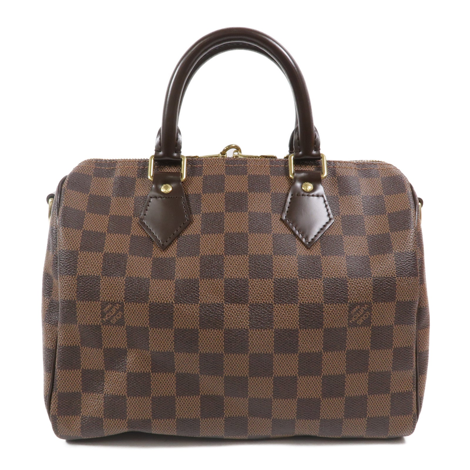 LOUIS VUITTON Damier Speedy Bandouliere 25手挽肩背兩用袋