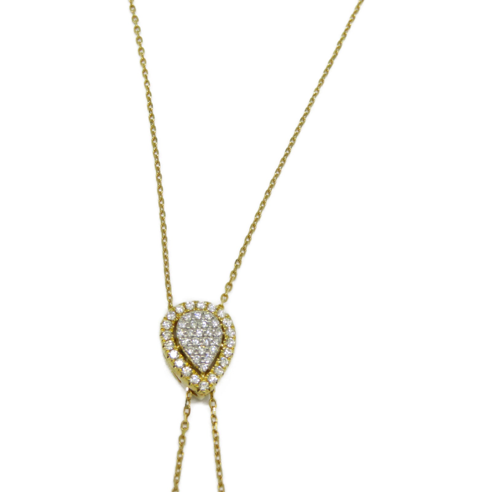 JEWELRY 【激減優惠】18K玫瑰金Diamond Necklace 0.274ct鑽石項鍊金色/銀色