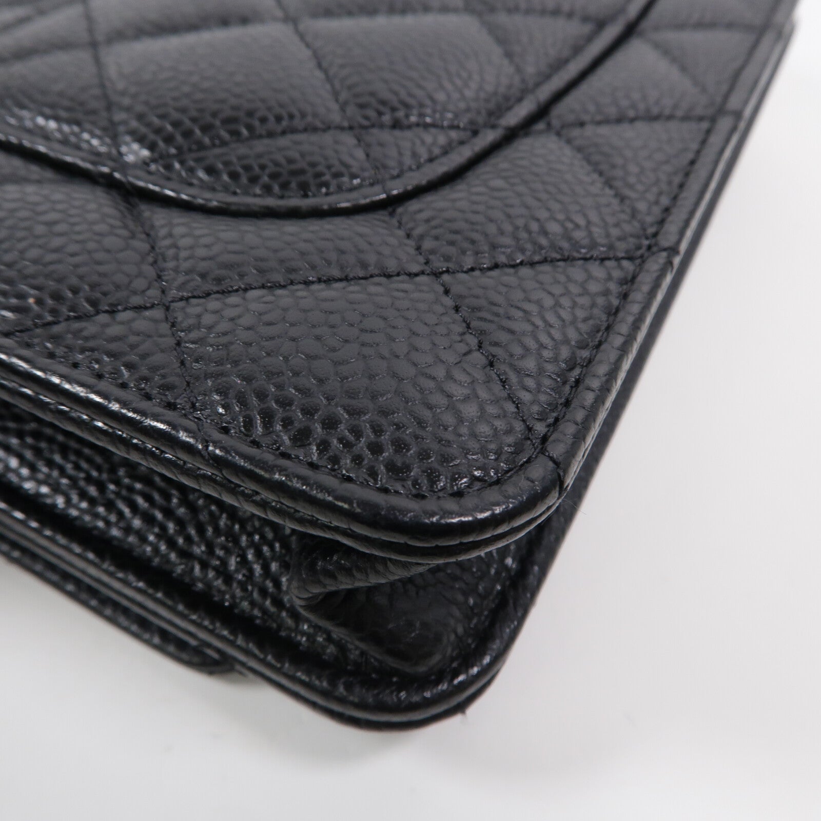 CHANEL 牛皮皮革WOC Wallet On Chain鏈帶肩背袋