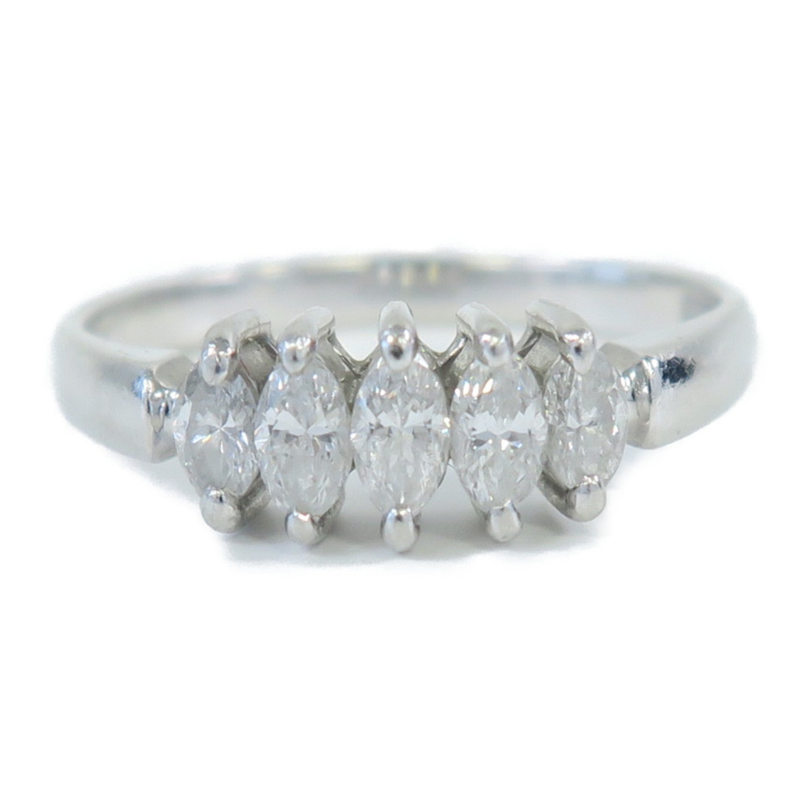 JEWELRY **【激減優惠】PT900鉑金Ring0.56ct鑽石戒指US#8.25銀色