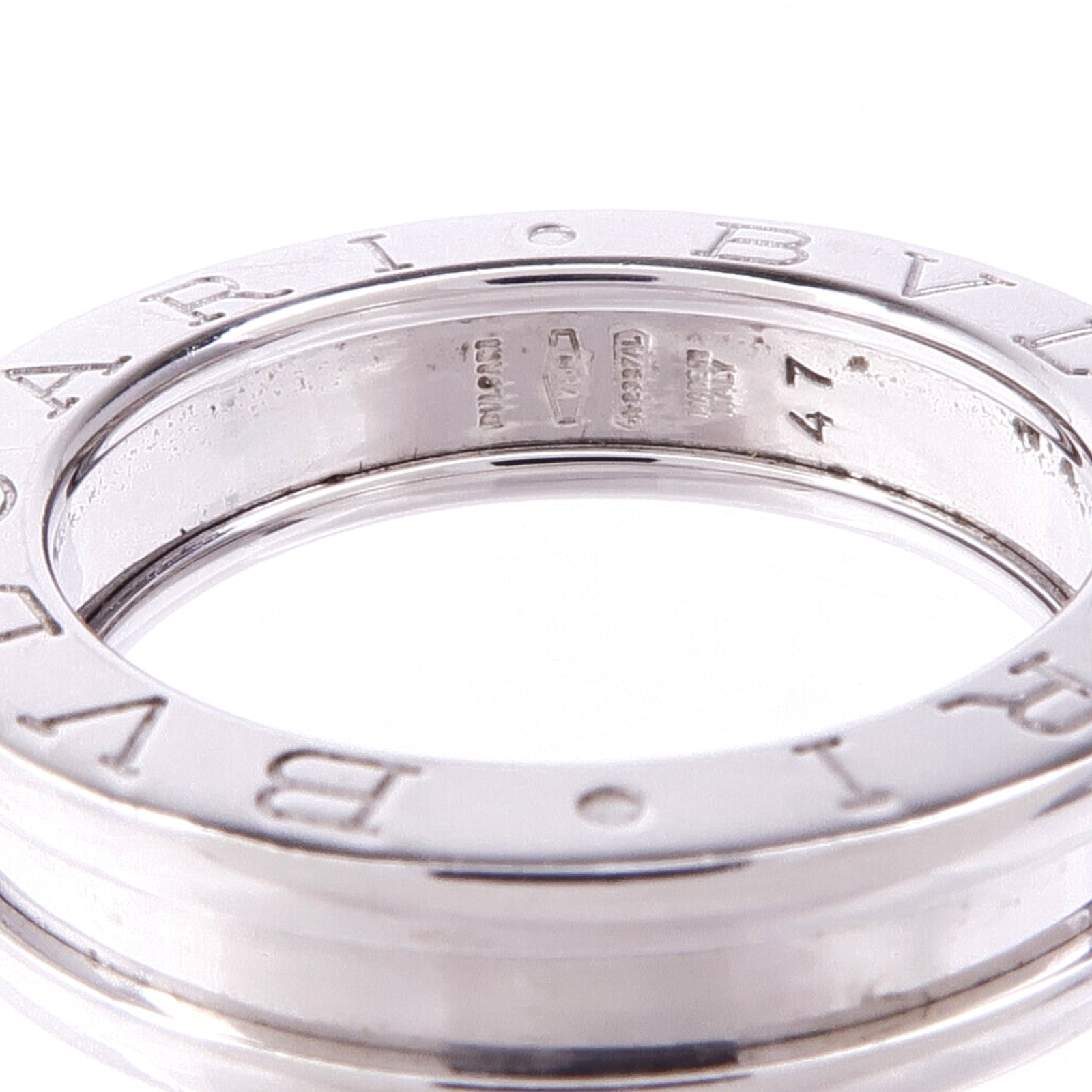 BVLGARI 18K白金B.Zero1 Ring戒指Bvlgari#47/US#4