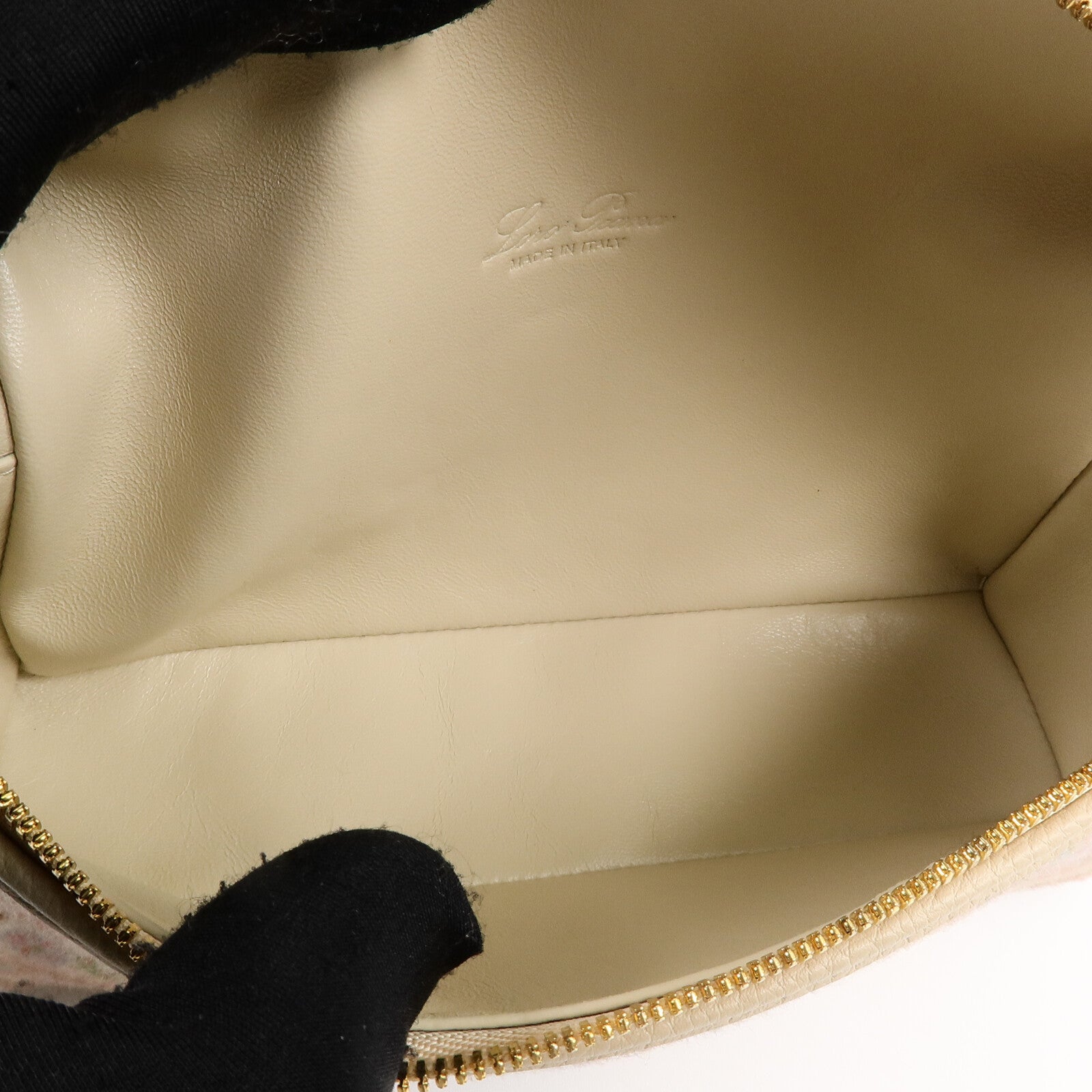 Loro Piana 天鵝絨Extra Pocket L27手挽肩背兩用袋
