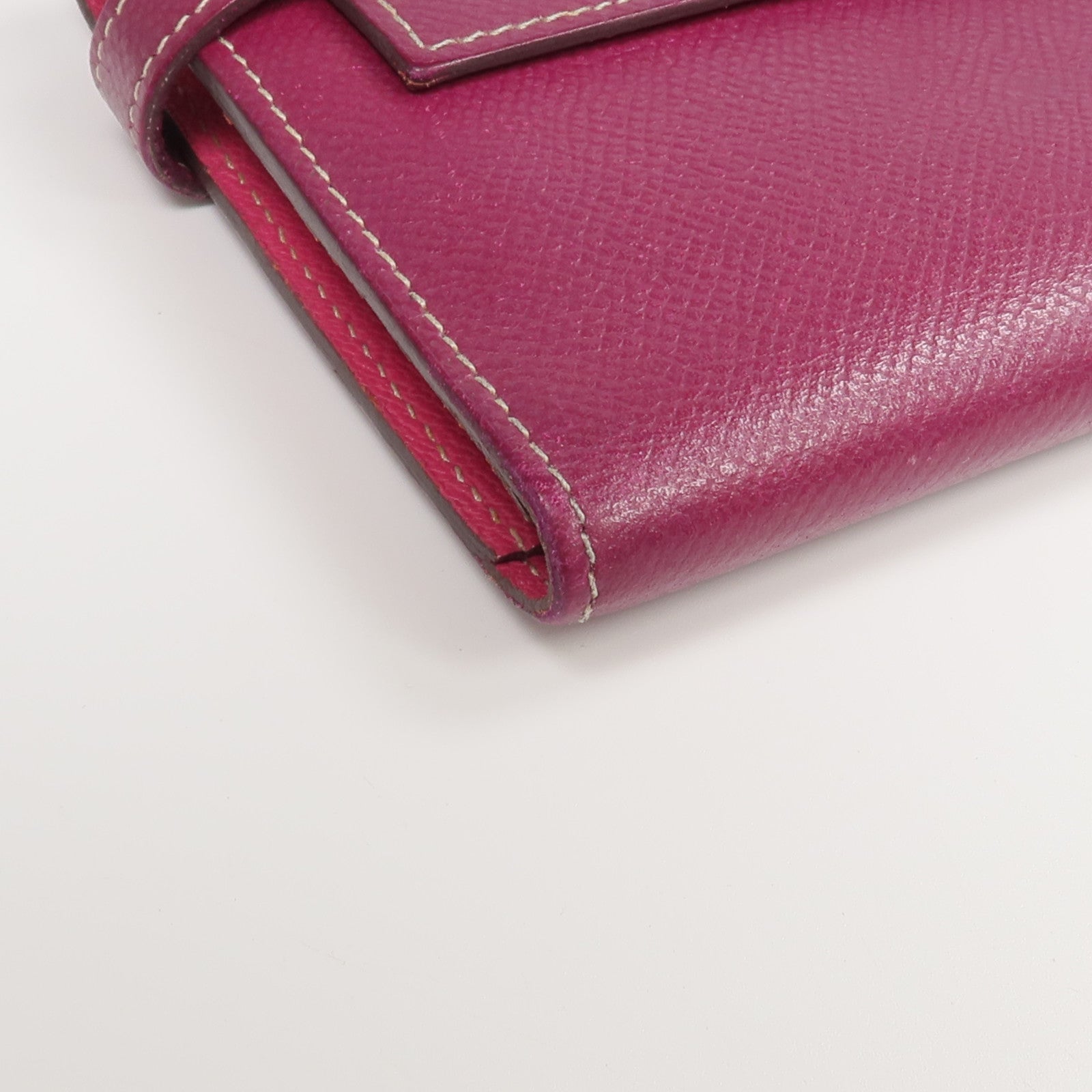 HERMES Epsom皮革Kelly Wallet長錢包Tosca/Rose Tyrien