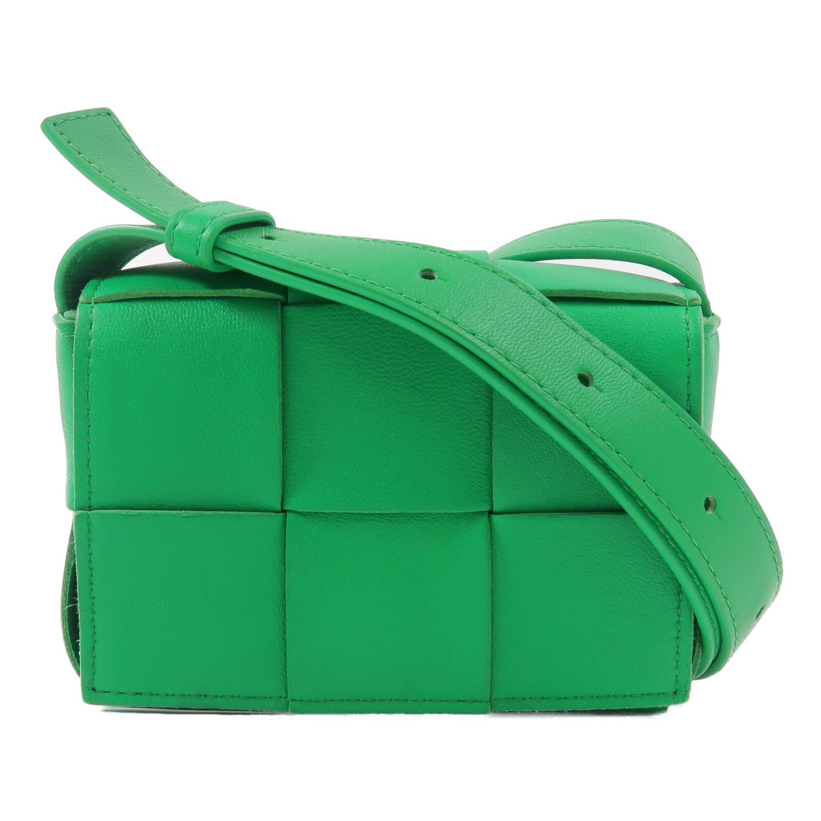 BOTTEGA VENETA 羊皮皮革Mini Cassette肩背袋