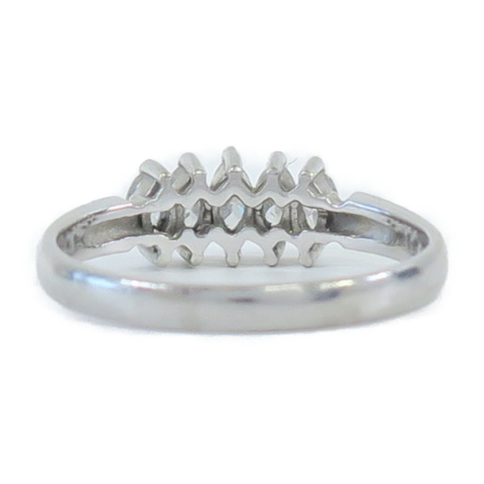 JEWELRY **【激減優惠】PT900鉑金Ring0.56ct鑽石戒指US#8.25銀色