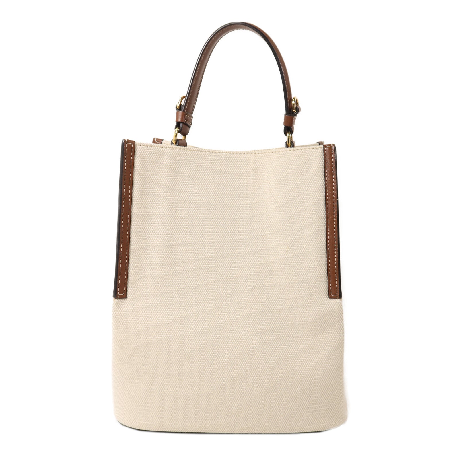 BURBERRY 帆布Small Peggy Bucket Bag手挽肩背兩用袋