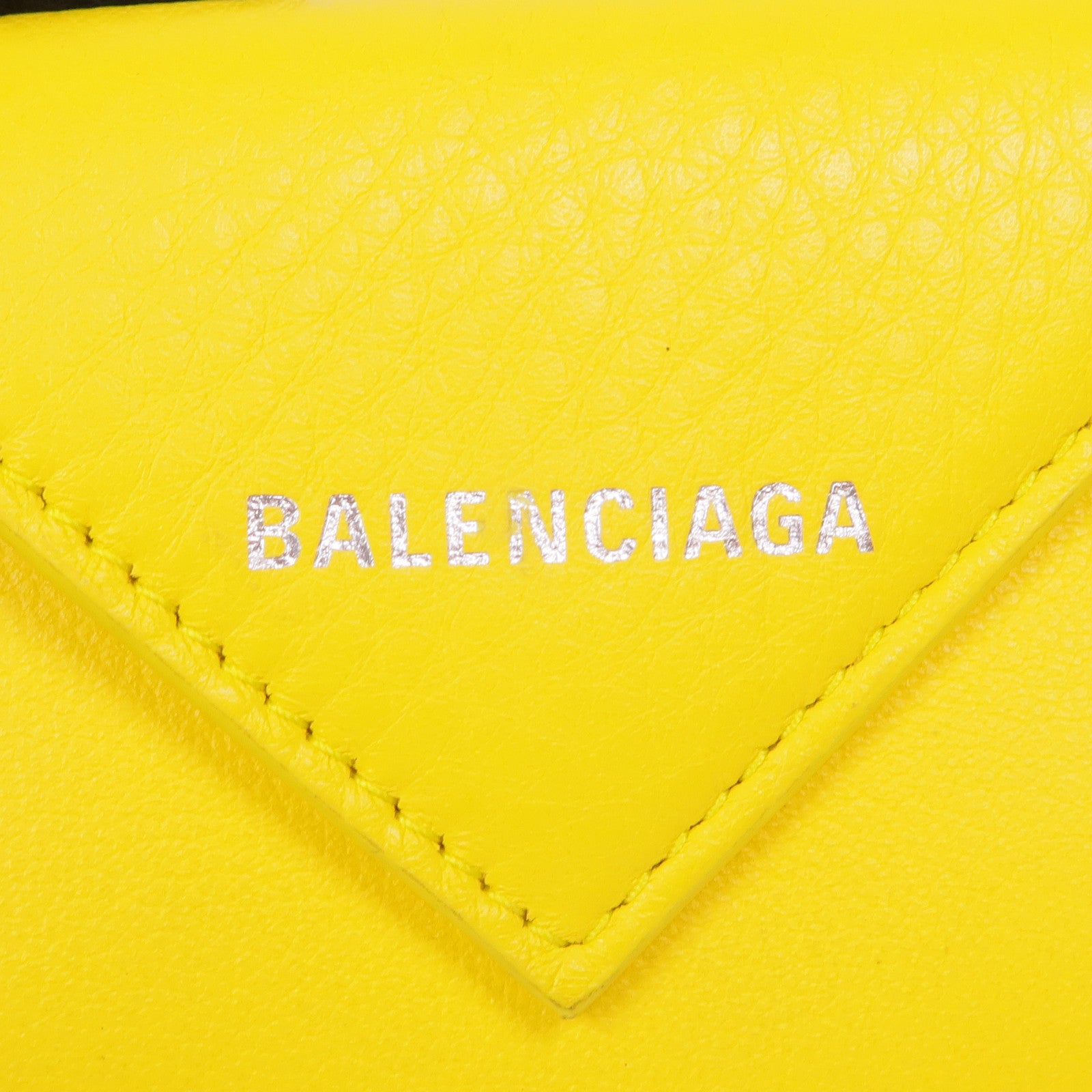 BALENCIAGA 羊皮皮革Wallet銀扣卡片套
