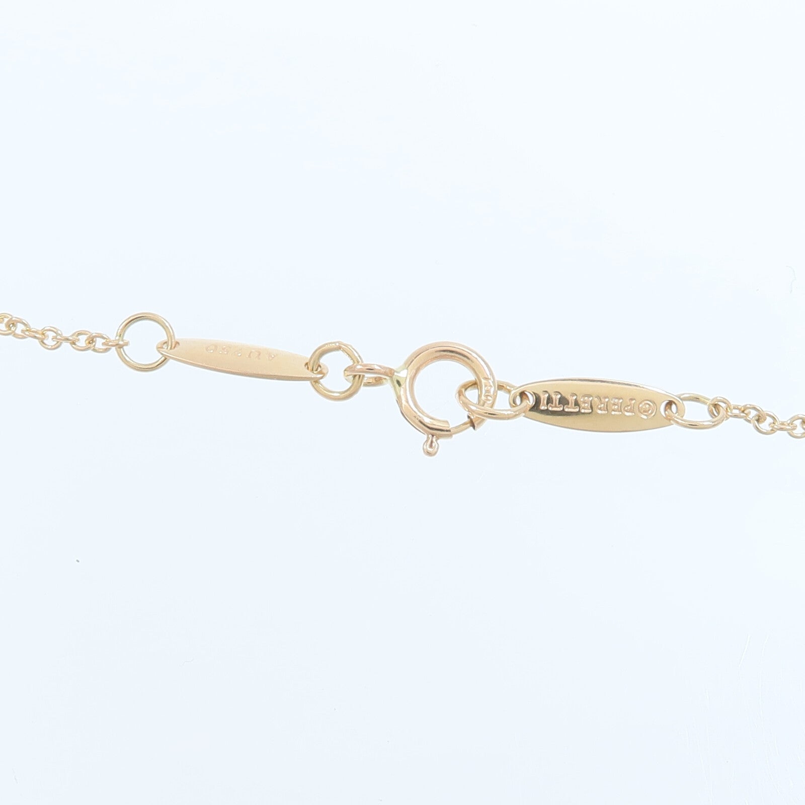 TIFFANY＆CO 18K玫瑰金Diamonds by the Yard Necklace鑽石項鍊