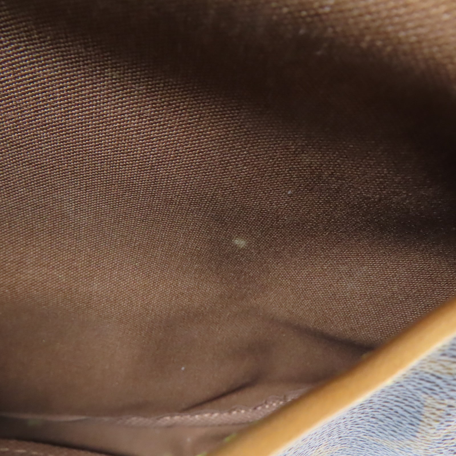 LOUIS VUITTON Monogram Saumur 30金扣肩背袋棕色