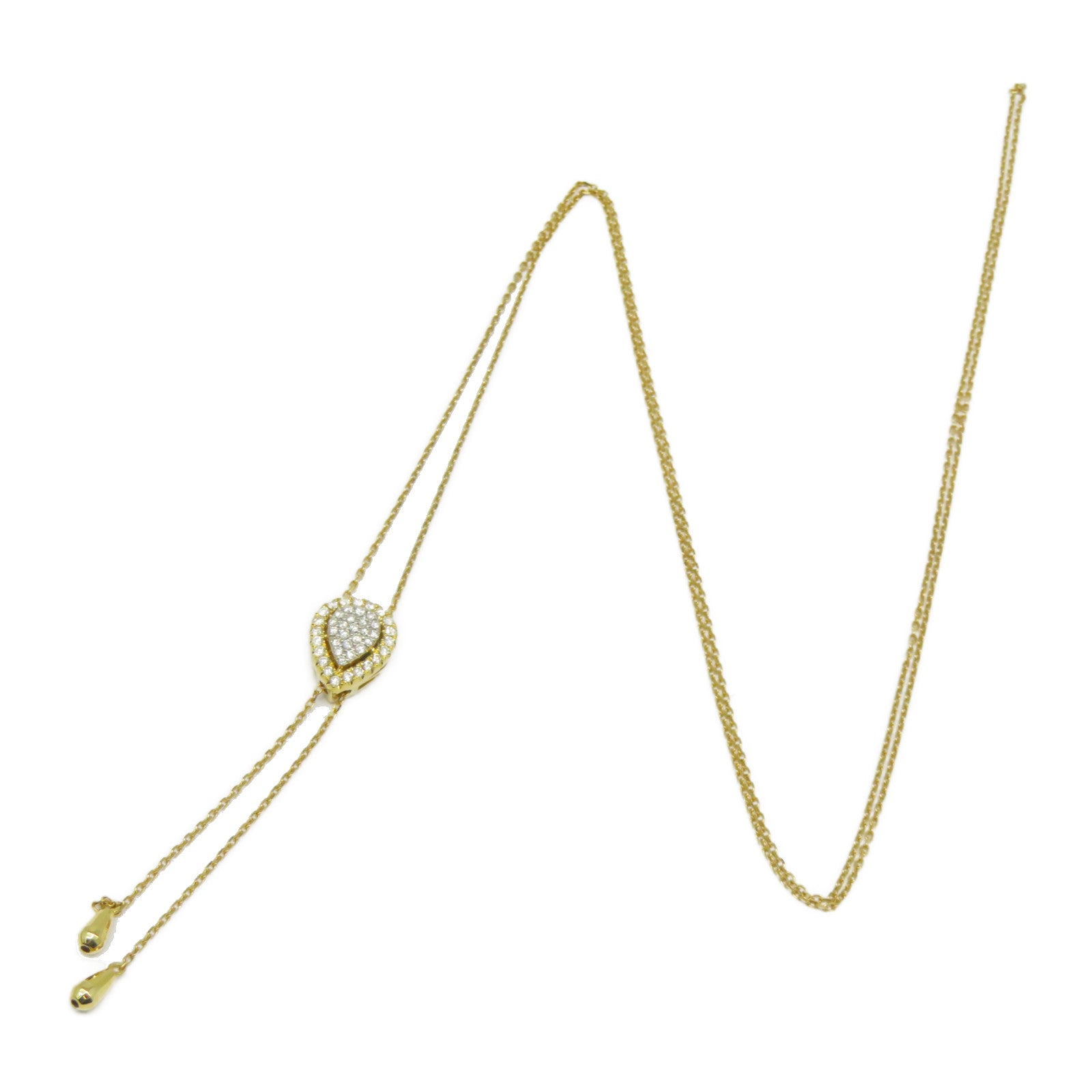 JEWELRY 【激減優惠】18K玫瑰金Diamond Necklace 0.274ct鑽石項鍊金色/銀色