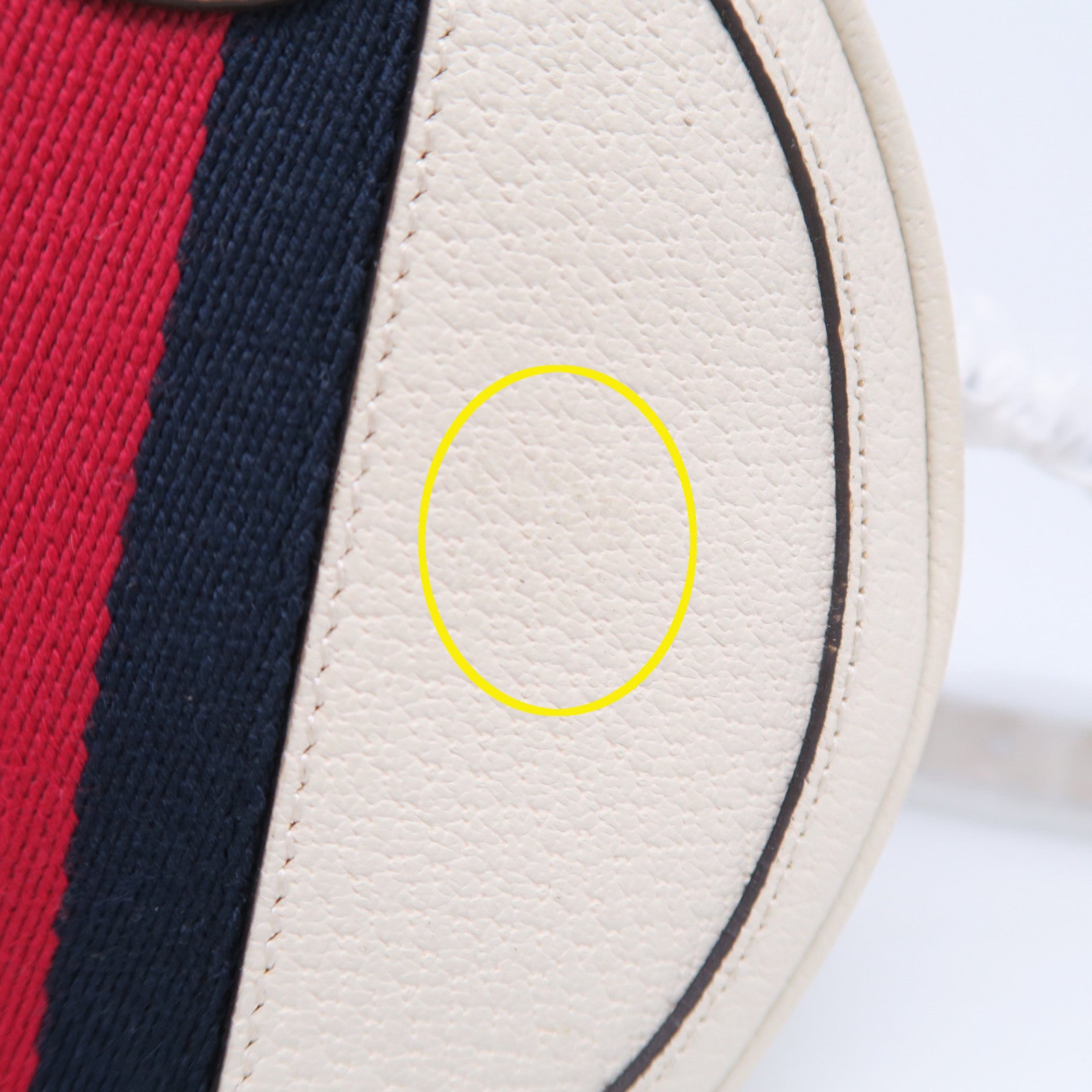 GUCCI 【清倉大減價】牛皮皮革Ophidia Mini Backpack金扣背包白色