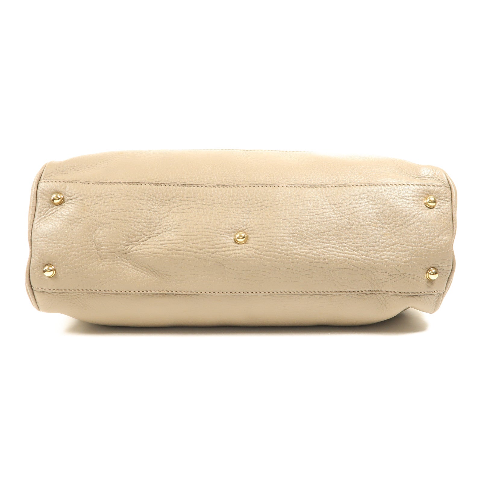 GUCCI 帆布Diana Bamboo Handle金扣手挽袋