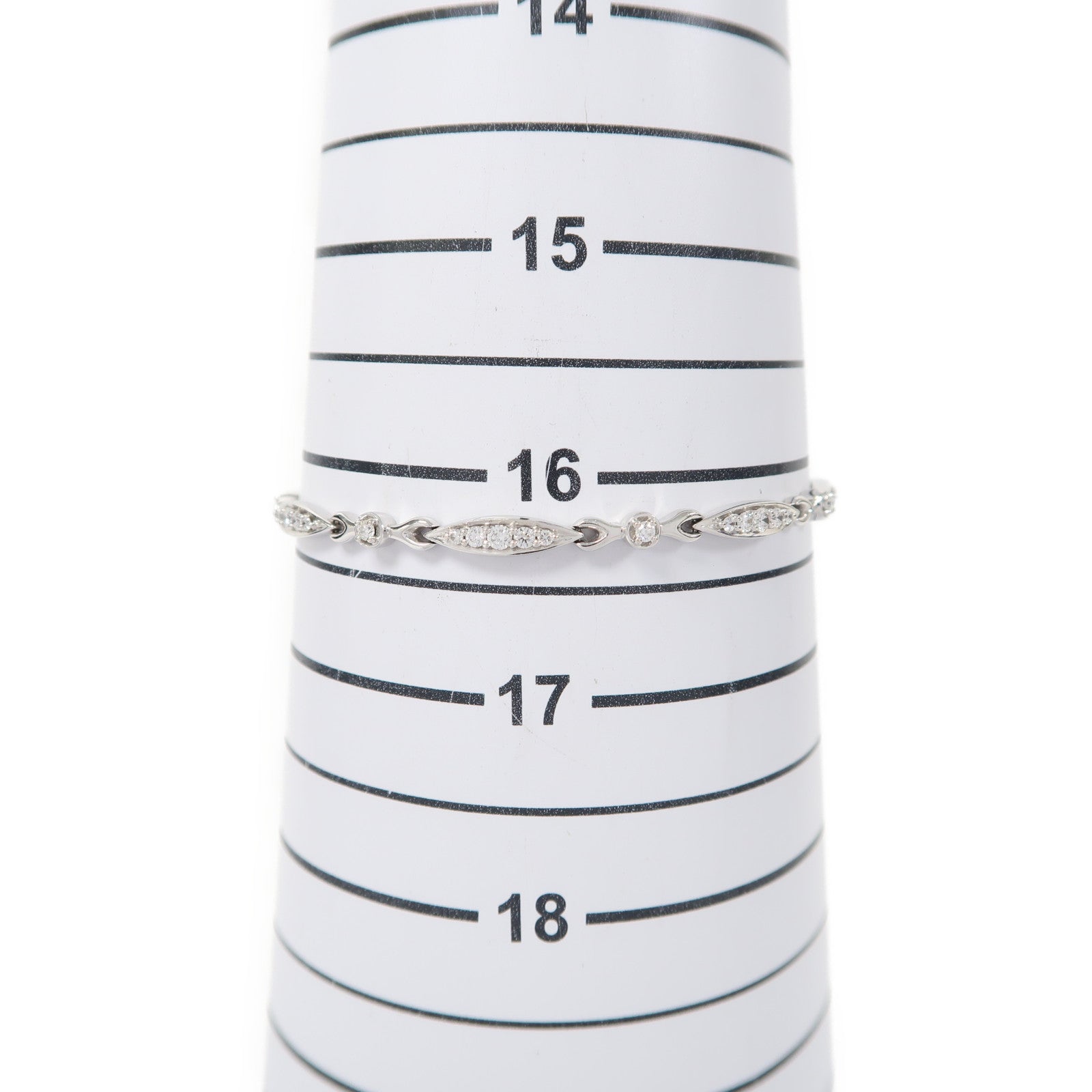 JEWELRY 【激減優惠】18K白金Diamond 10.2g 0.97ct鑽石手鏈