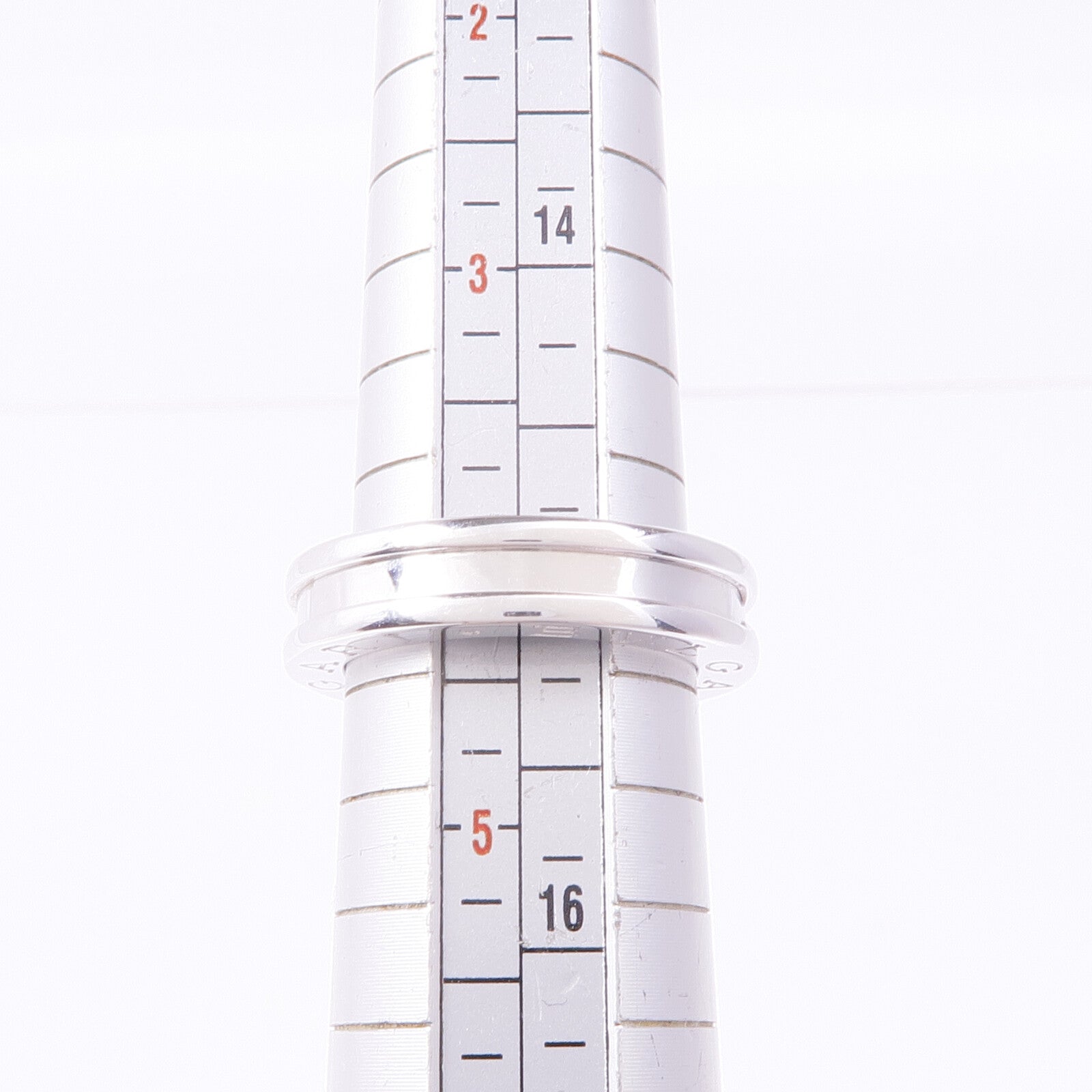 BVLGARI 18K白金B.Zero1 Ring戒指Bvlgari#47/US#4