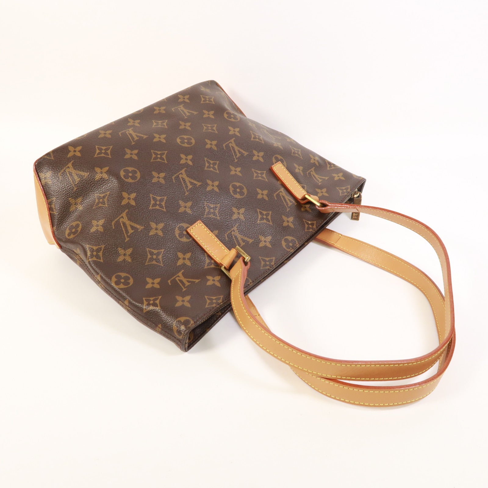 LOUIS VUITTON Monogram Cabas Piano金扣肩背袋