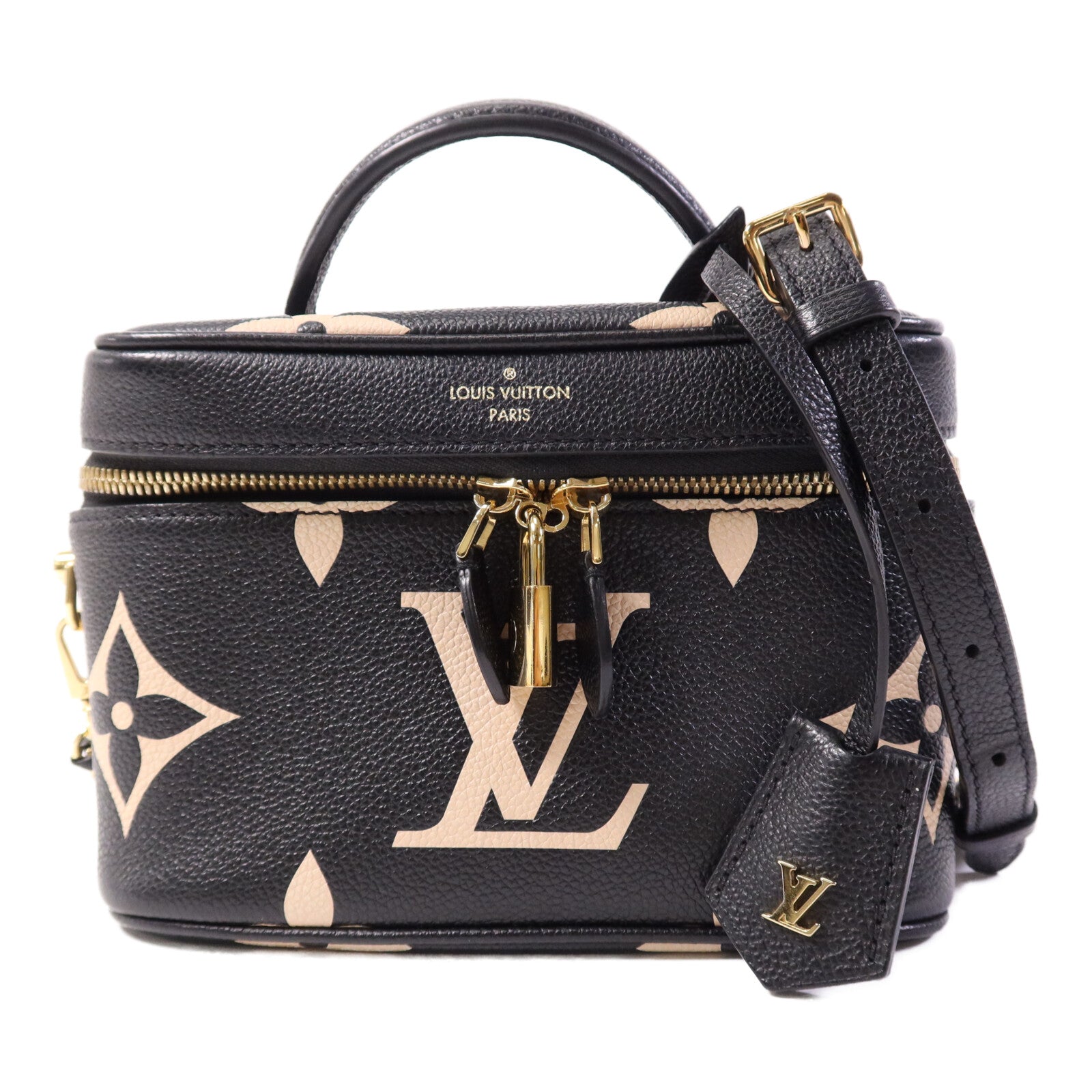 LOUIS VUITTON 【激減優惠】Monogram Empreinte Vanity PM金扣鏈帶手挽肩背兩用袋