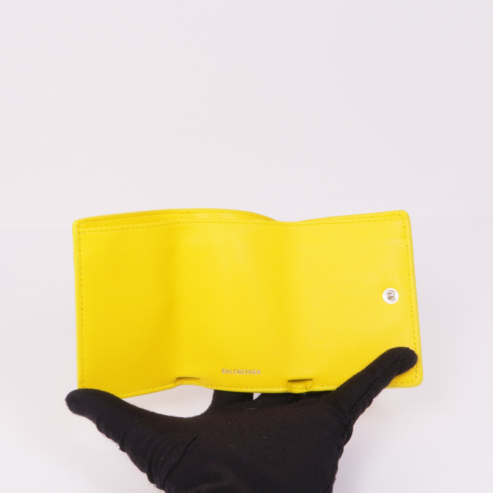 BALENCIAGA 羊皮皮革Wallet銀扣卡片套