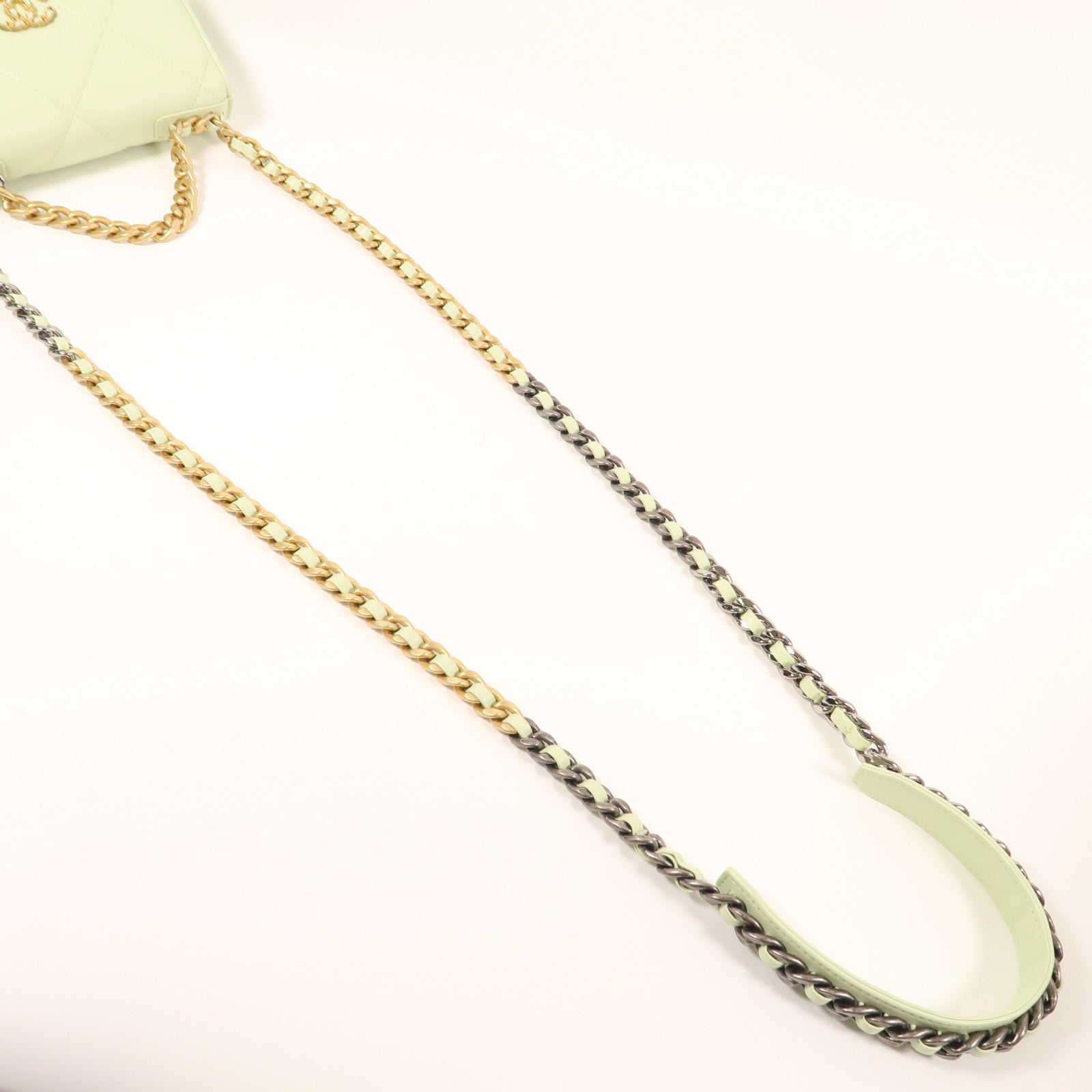 CHANEL 【激減優惠】皮革WOC Wallet On Chain手挽肩背兩用袋