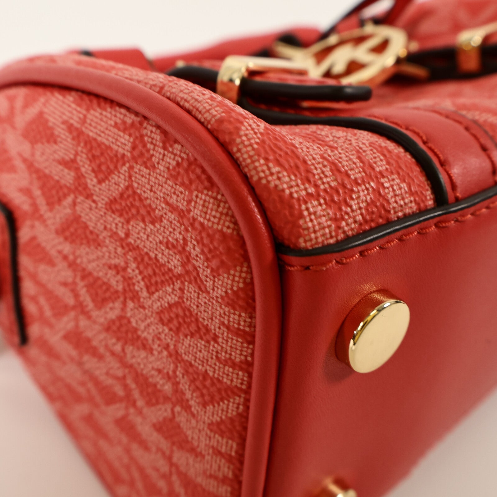 Michael Kors 塗層帆布Boston Bag手挽肩背兩用袋
