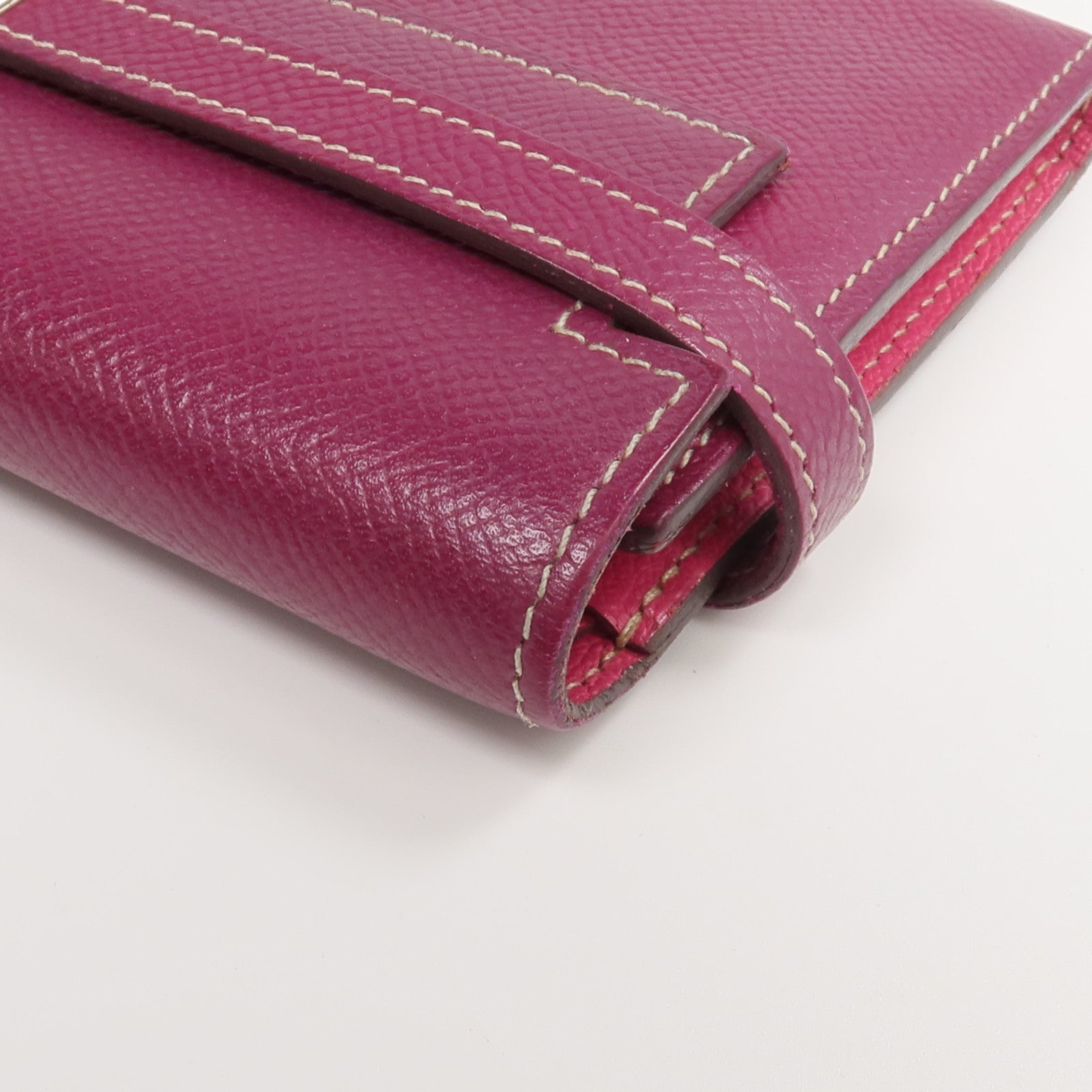 HERMES Epsom皮革Kelly Wallet長錢包Tosca/Rose Tyrien