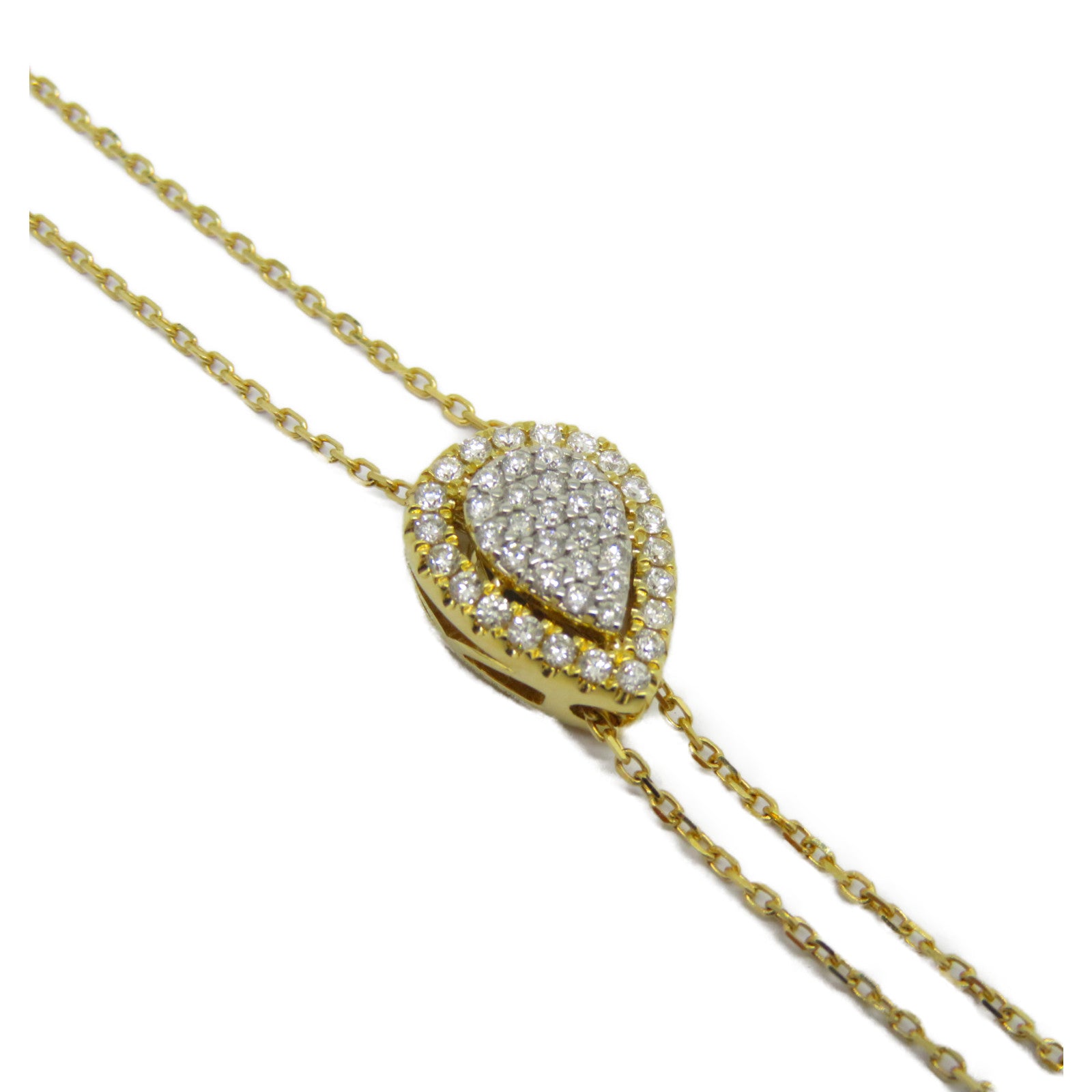 JEWELRY 【激減優惠】18K玫瑰金Diamond Necklace 0.274ct鑽石項鍊金色/銀色