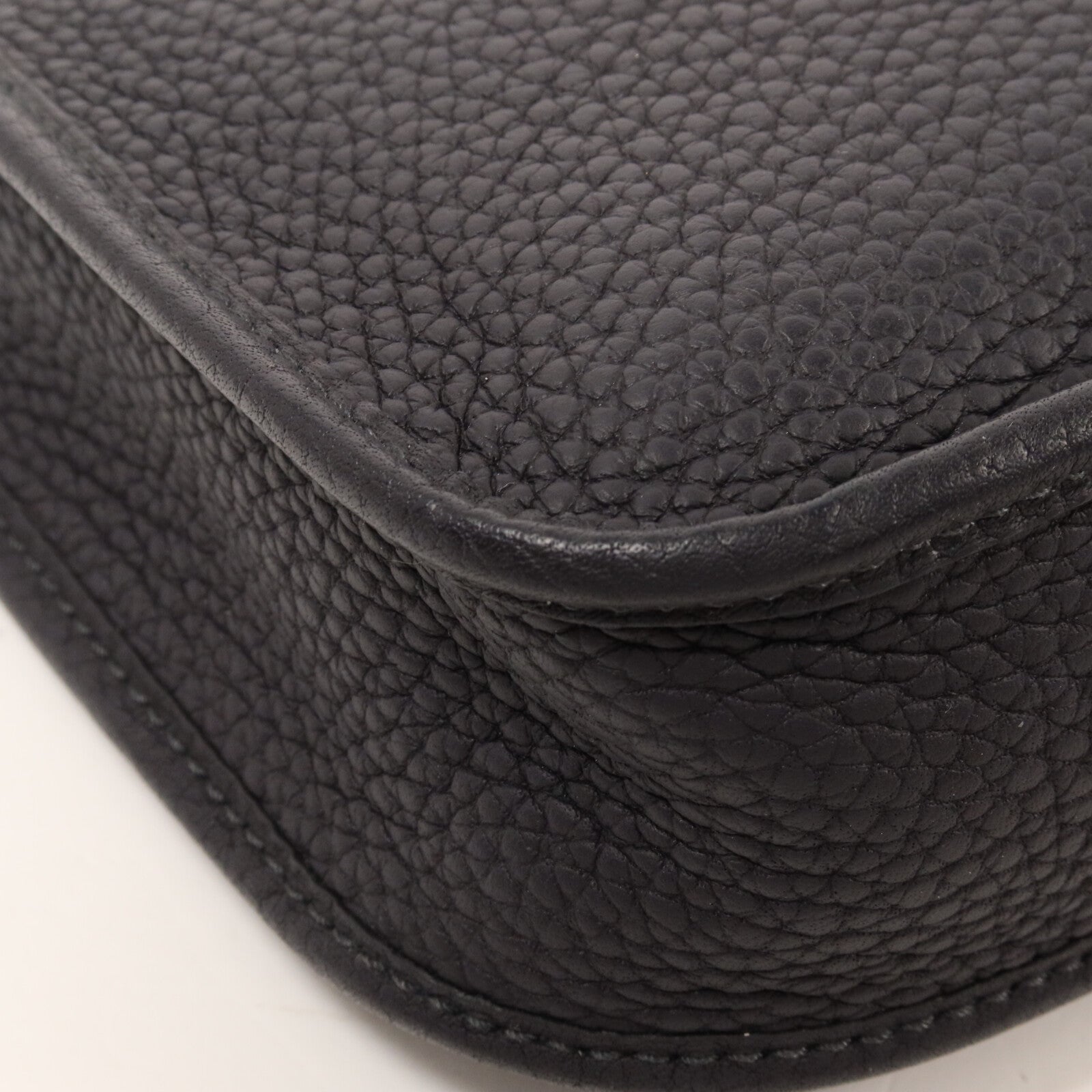 HERMES Clemence皮革Evelyne TPM肩背袋Bleu Nuit