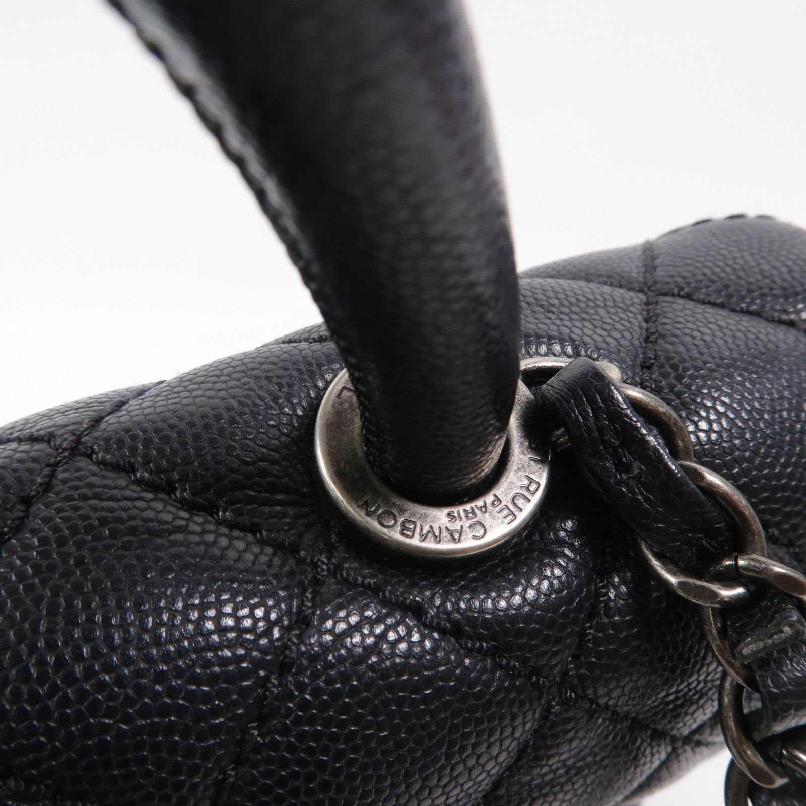 CHANEL 牛皮皮革CoCo Handle Large手挽肩背兩用袋