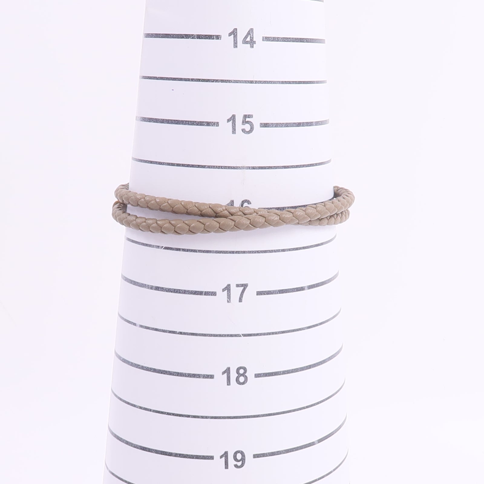 HERMES Swift皮革Roulis Double Tour Bracelet手帶Etoupe