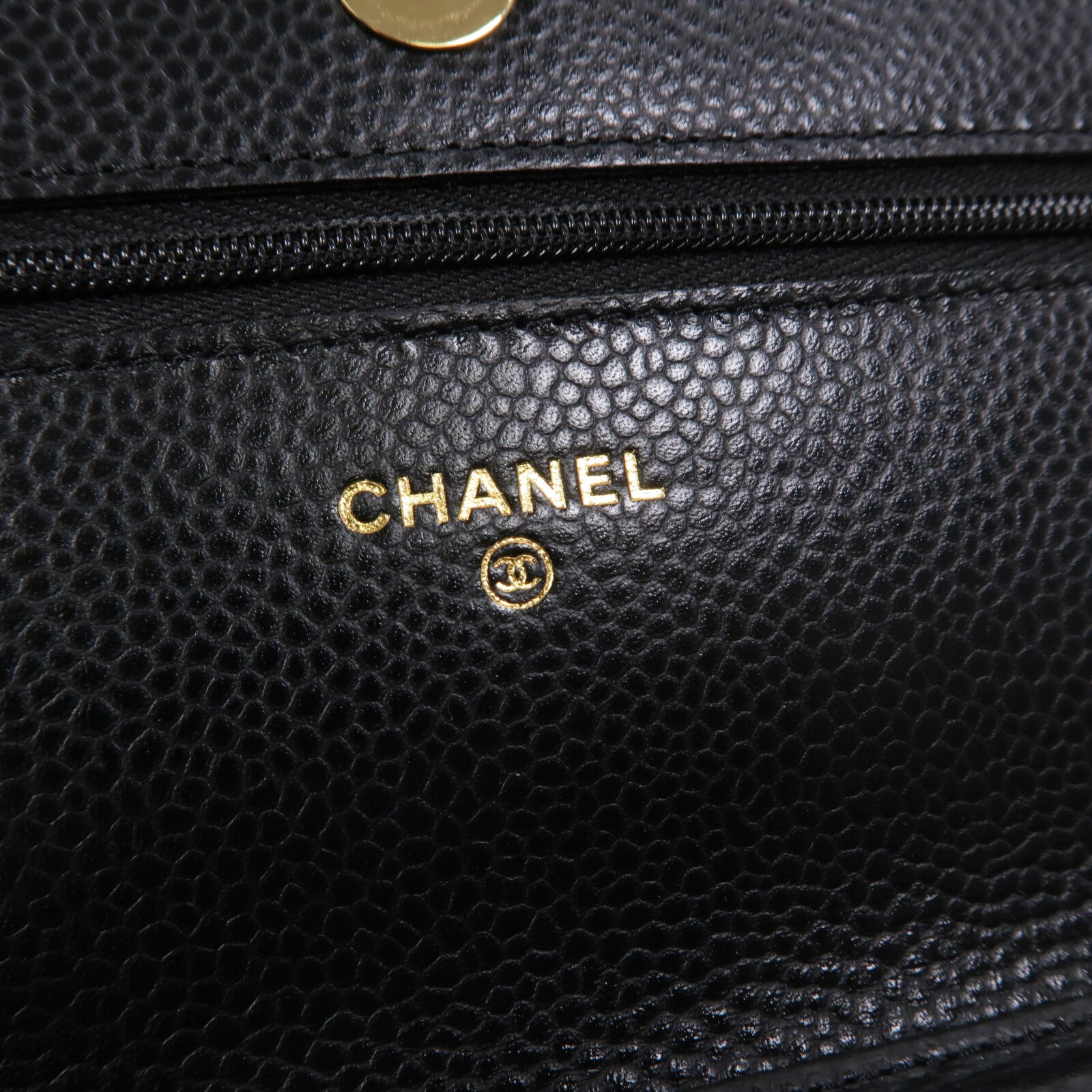 CHANEL 牛皮皮革WOC Wallet On Chain鏈帶肩背袋
