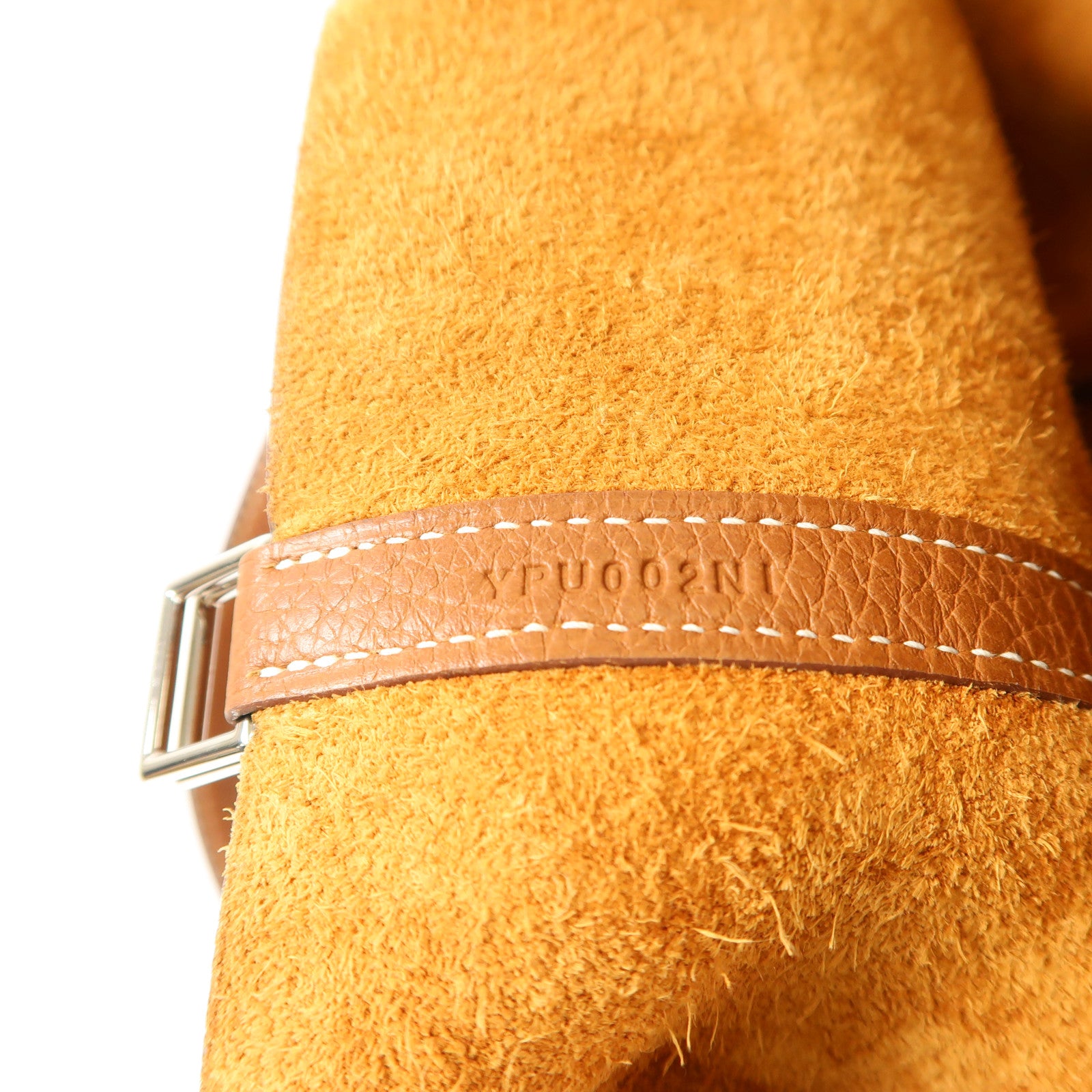 HERMES Clemence皮革Picotin MM銀扣手挽袋Gold