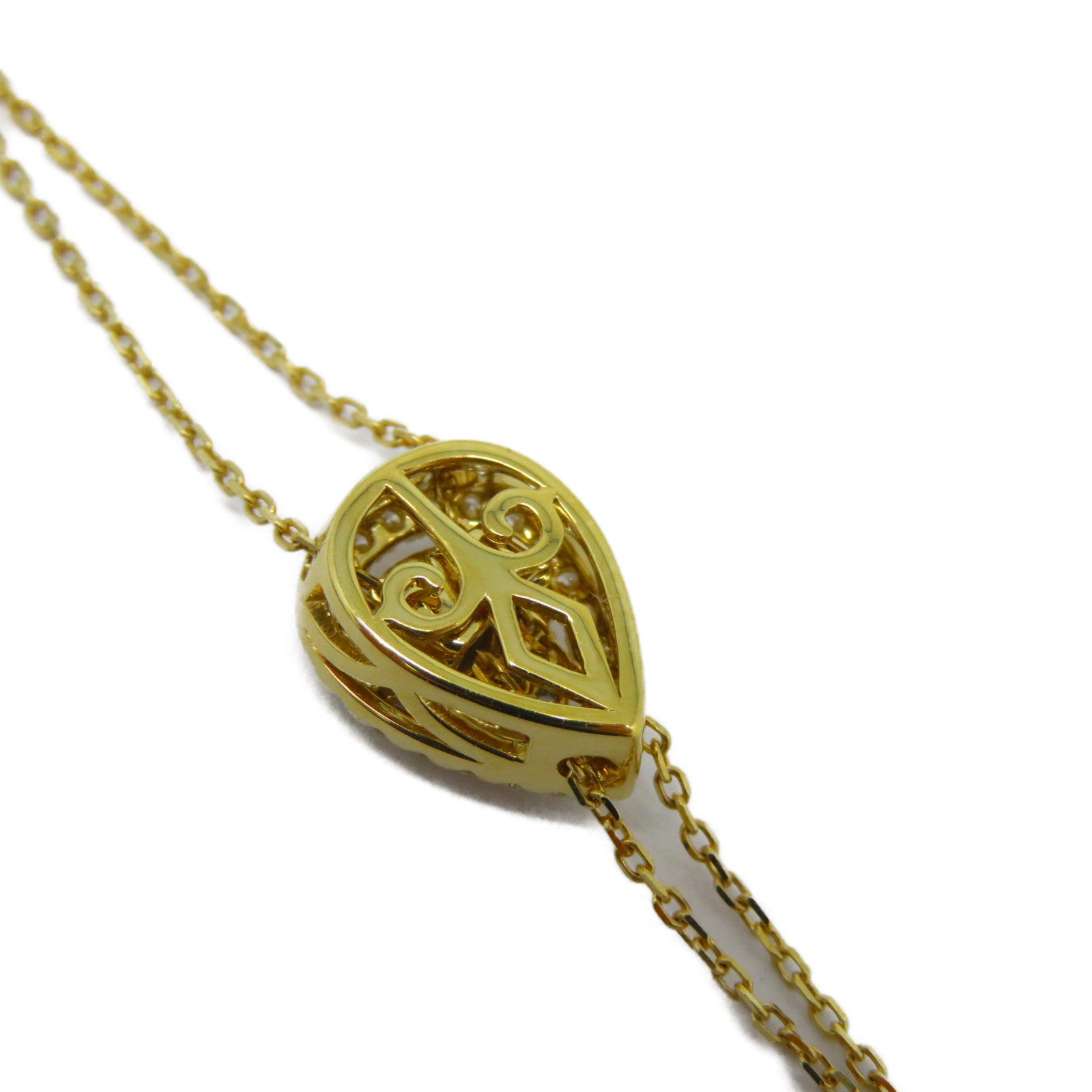JEWELRY 【激減優惠】18K玫瑰金Diamond Necklace 0.274ct鑽石項鍊金色/銀色