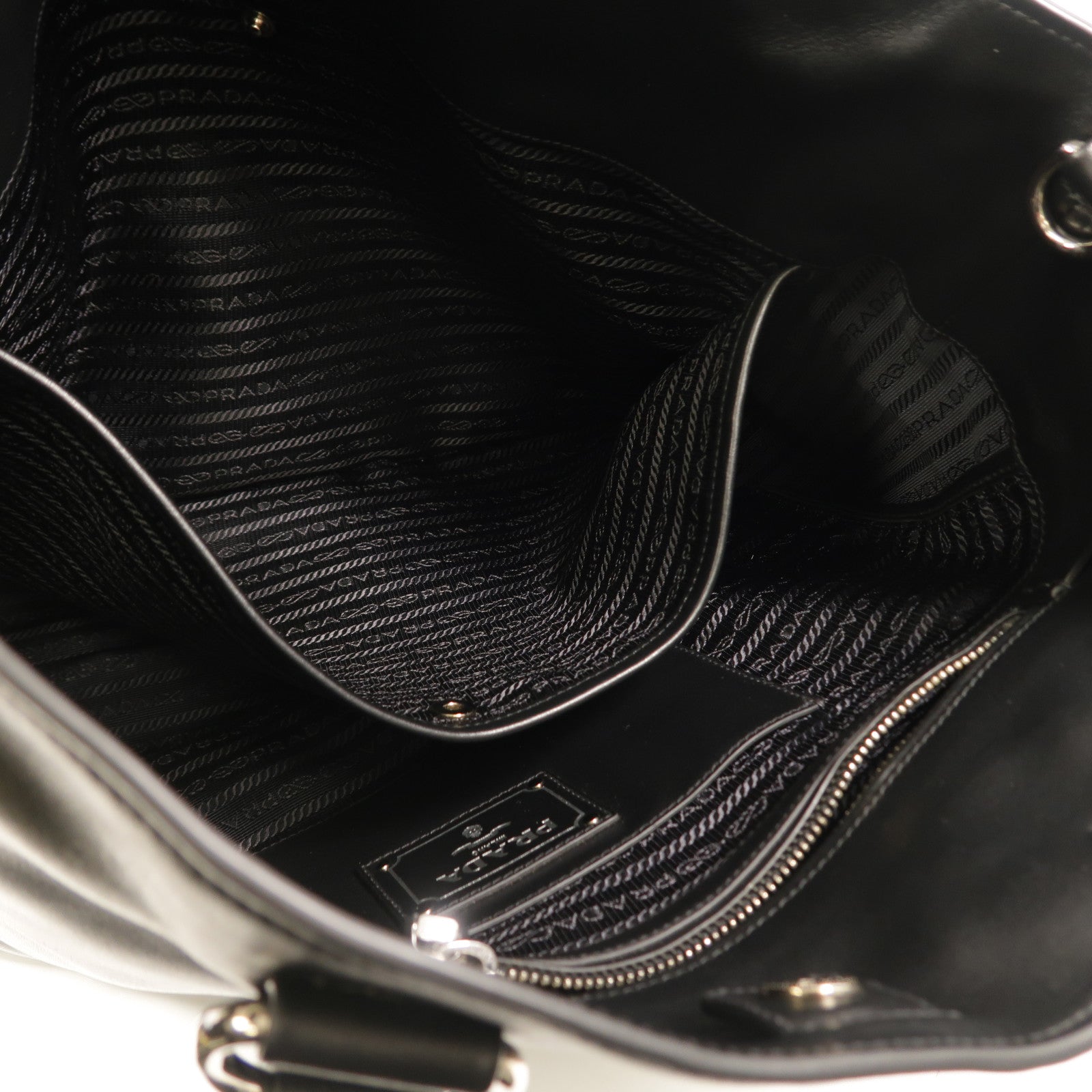 PRADA 牛皮皮革Convertible Shopping手挽肩背兩用袋